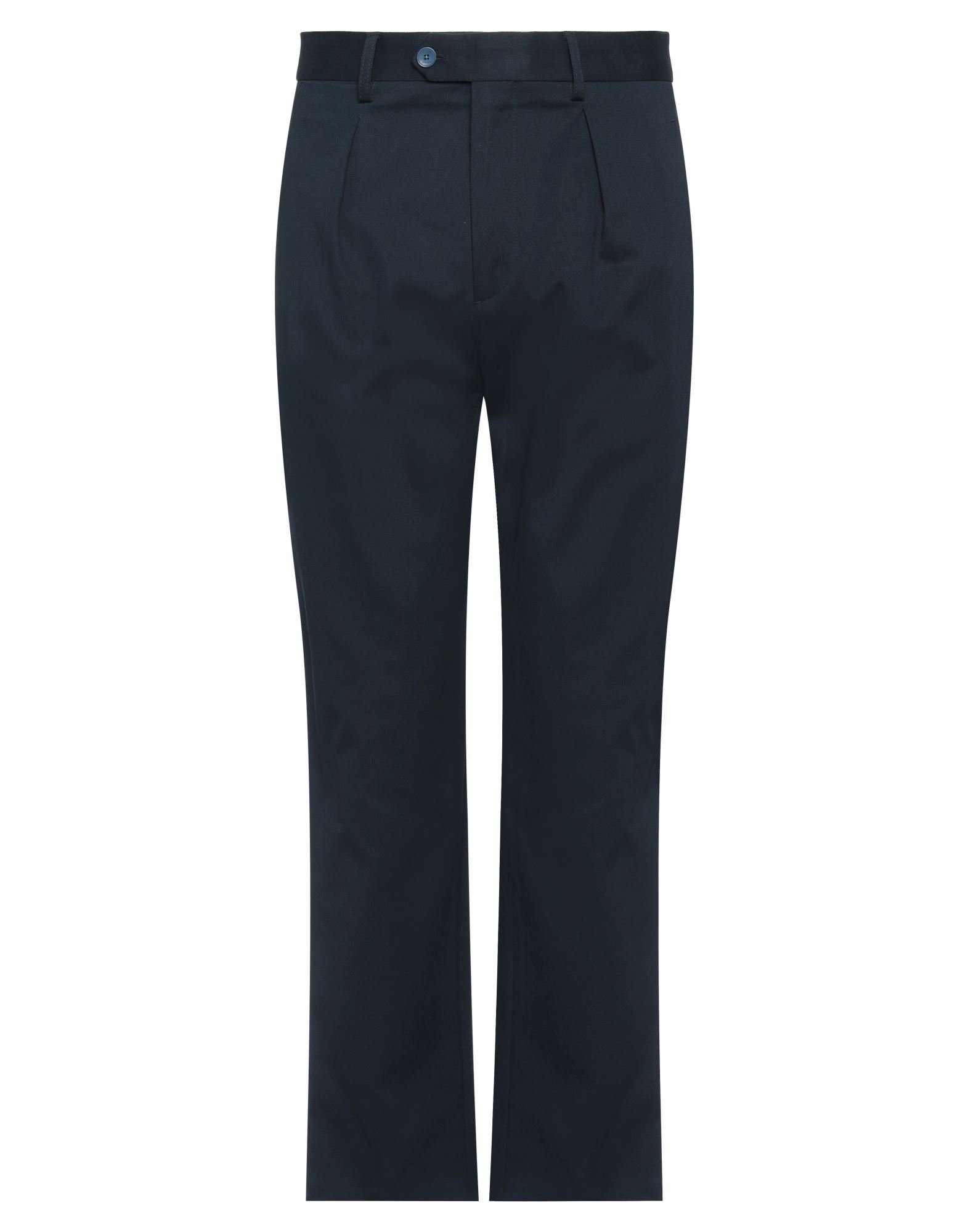 개버딘, 버튼 여밈, 스트레이트 레그, 레귤러 핏, 다트, 솔리드 컬러. 이미지