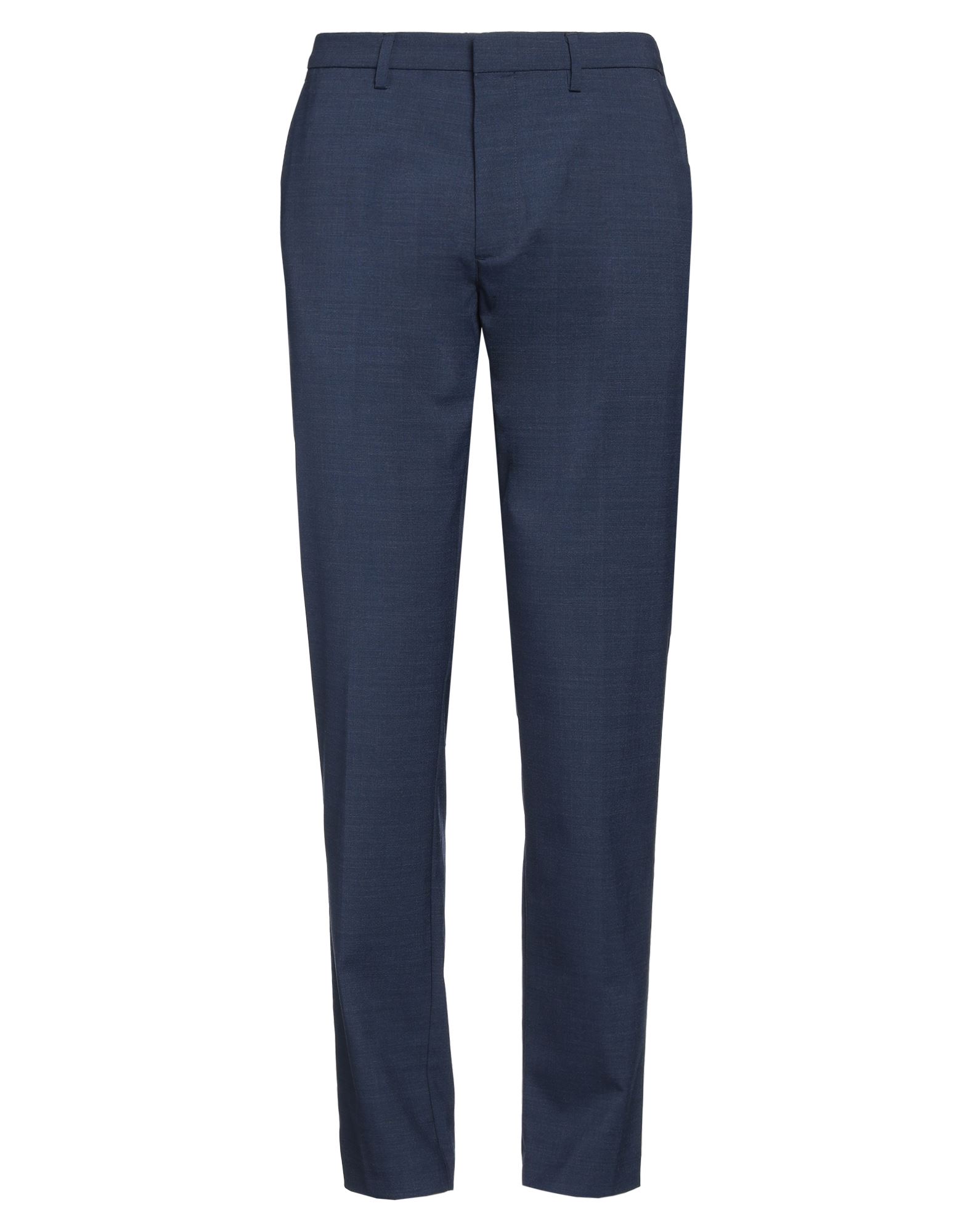 테일러드 팬츠, 울 보일, 솔리드 컬러, 장식 부착 없음, 노멀 웨이스트, 테이퍼드 레그, 레귤러 핏, 지퍼 여밈, 후크 여밈, 멀티 포켓, 스트레치, 드라이클리닝, 표백 금지, 건조기 사용불가, 다림질 금지. 이미지