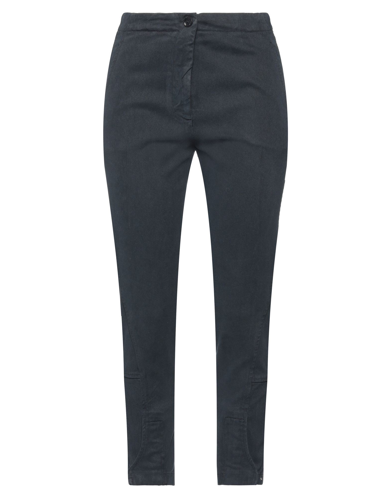 데님, 테이퍼드 레그, 솔리드 컬러, 버튼 여밈, 스키니, 멀티 포켓. 이미지