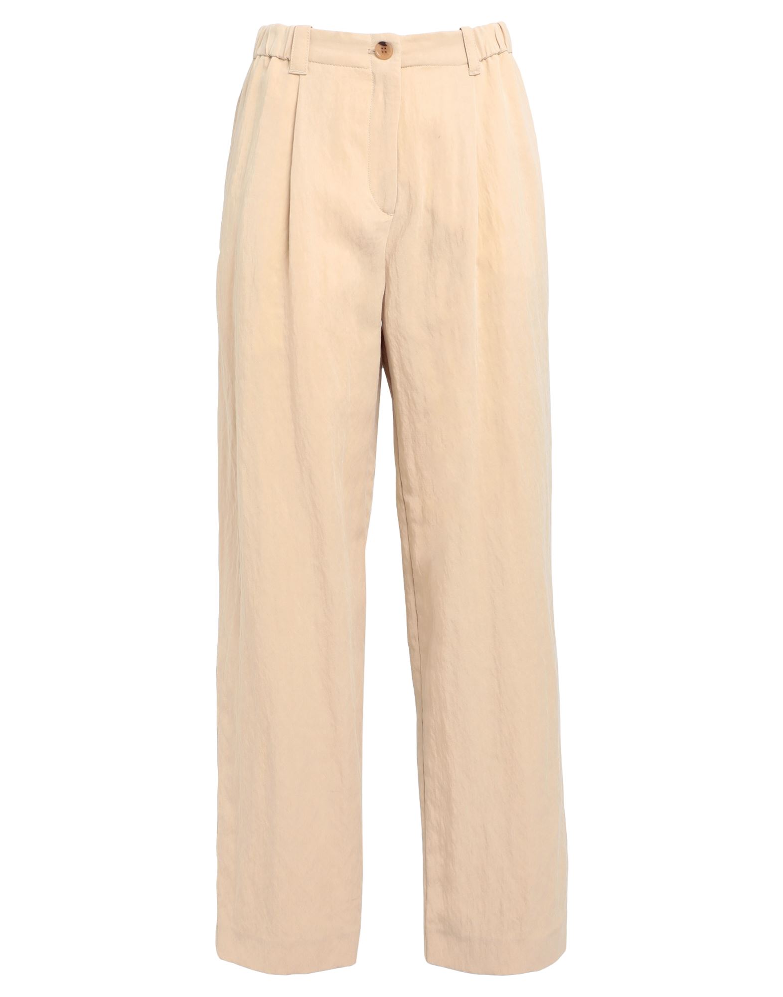 평직, 다트, 솔리드 컬러, 하이 웨이스트, 테이퍼드 레그, 레귤러 핏, 지퍼 클로저, 버튼 여밈, 멀티 포켓, 테일러드. 이미지