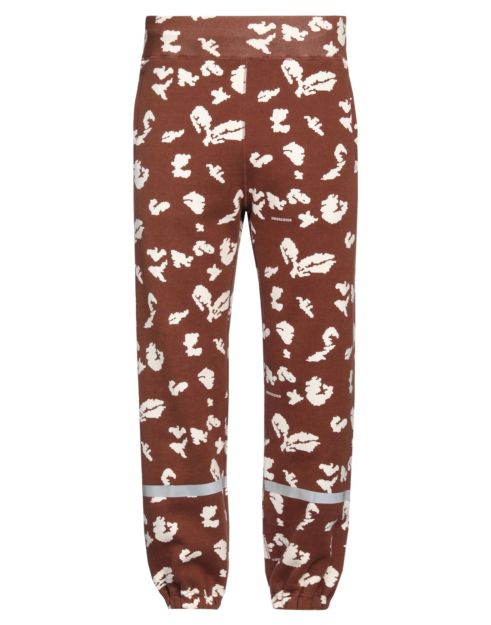 트랙 팬츠, 플리스, 브랜드 로고, 반사소재 디테일, 투톤 패턴, 하이 웨이스트, 엘라스틱 웨이스트라인, 컴포트 핏, 드로스트링 여밈, 엘라스틱 헴라인, 웰트 포켓, 손세탁, 표백 금지, 건조기 사용불가. 이미지