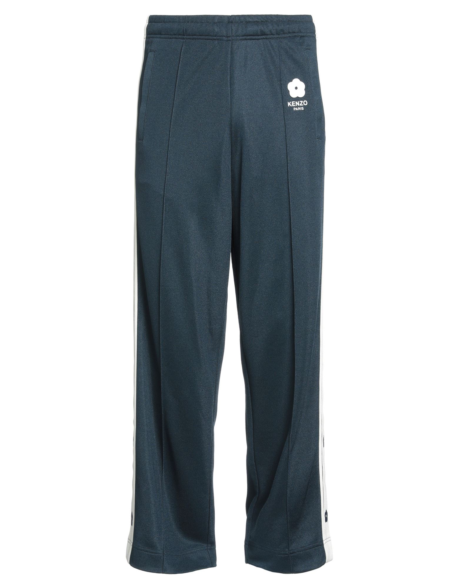 피케, 브랜드 로고, 사이드 스트라이프, 투톤 패턴, 하이 웨이스트, 엘라스틱 웨이스트, 스트레이트 레그, 컴포트 핏, 셀프타이/스트링 여밈, 멀티 포켓, 스트레치, 테일러드. 이미지