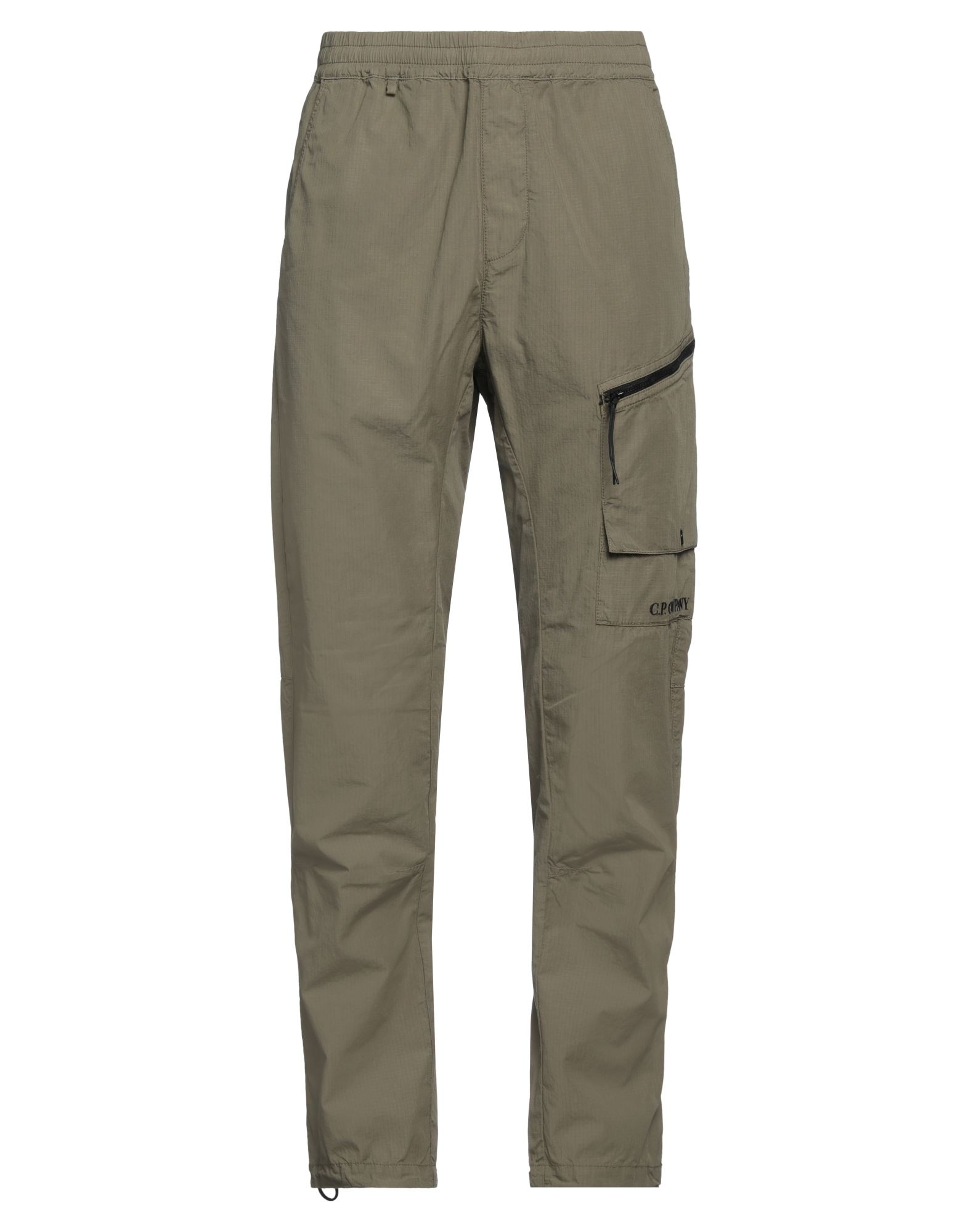 카고 팬츠, 우븐, 솔리드 컬러, 브랜드 로고, 하이 웨이스트, 레귤러 핏, 지퍼 여밈, 드로스트링 헴라인, 멀티 포켓, 세탁기로 세탁, 표백 금지, 건조기 사용불가. 이미지