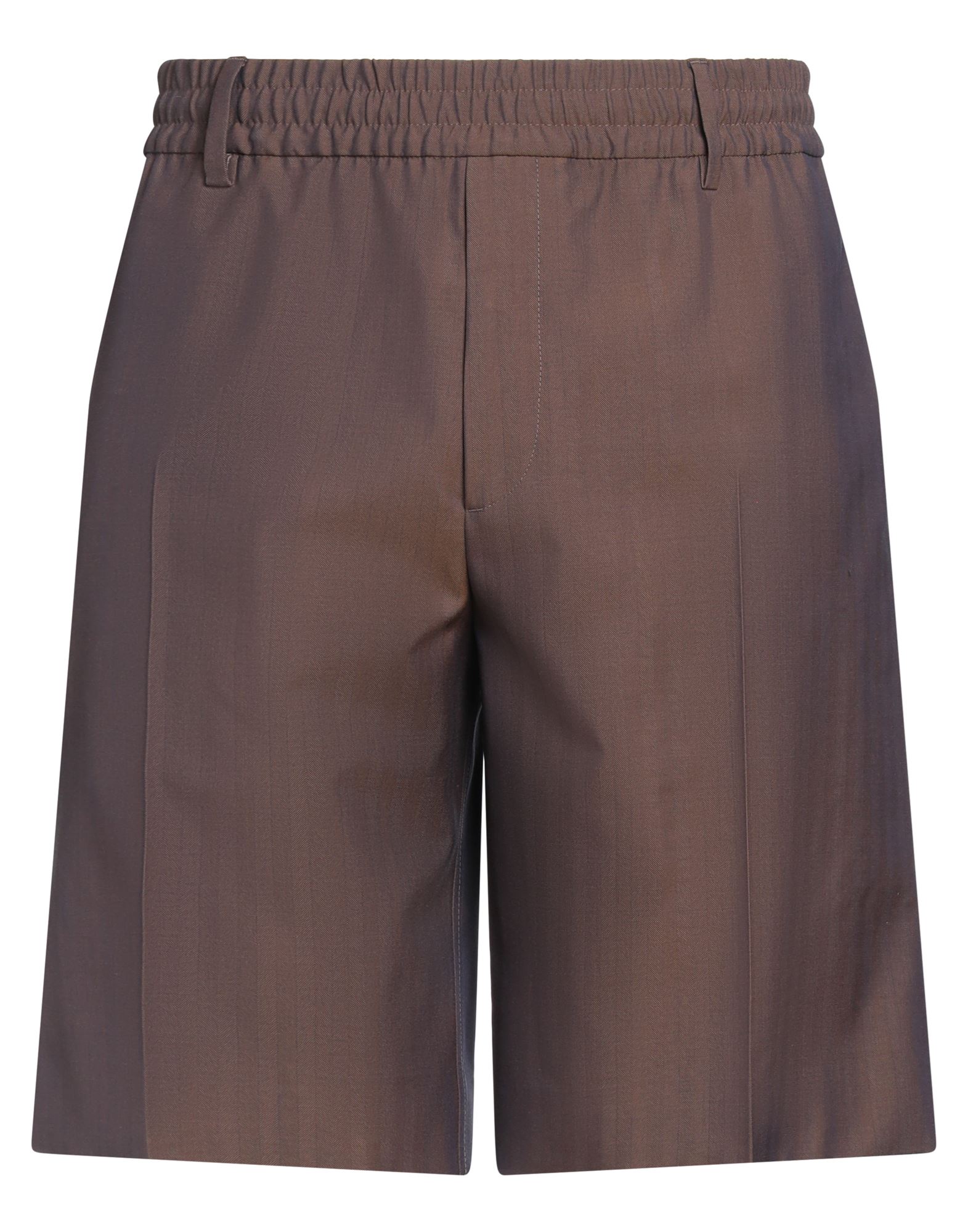 포멀 쇼츠, 플란넬, 장식 부착 없음, 헤링본, 하이 웨이스트, 벨트 루프, 멀티 포켓, 드라이클리닝, 표백 금지, 건조기 사용불가. 이미지