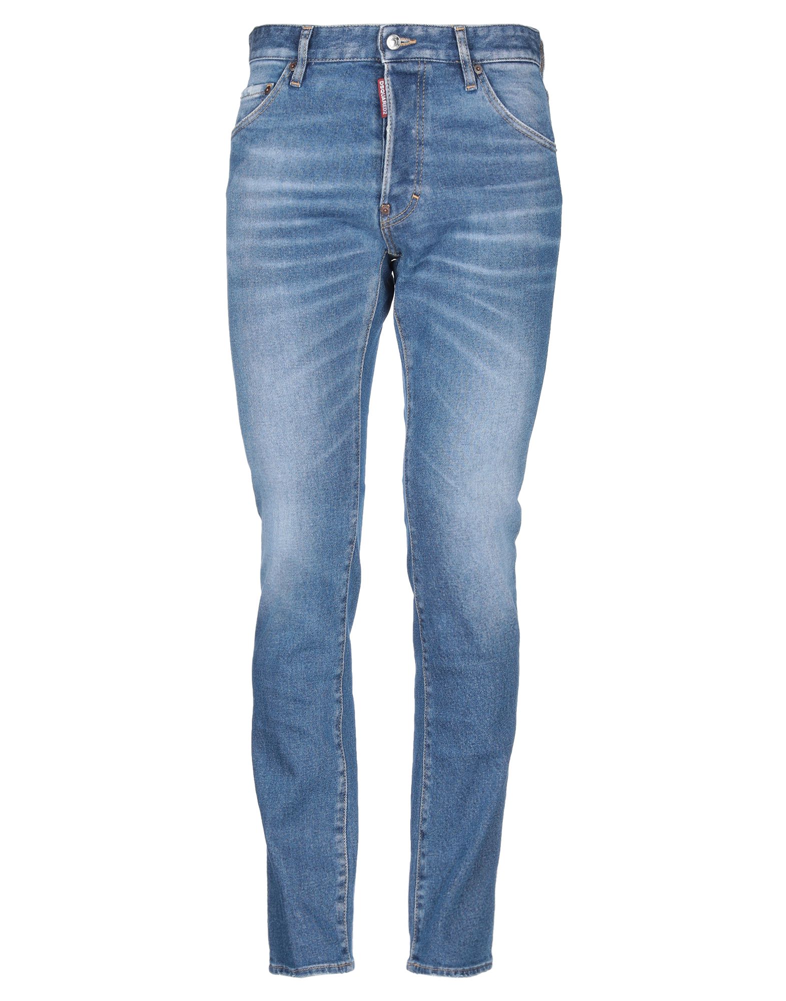 스키니 진, 데님, 솔리드 컬러, 브랜드 로고, 가죽 인서트, 미디엄 워싱, 스키니, 버튼 여밈, 멀티 포켓, 스트레치, 동물성 비섬유 자재 함유, 크롭트. 이미지