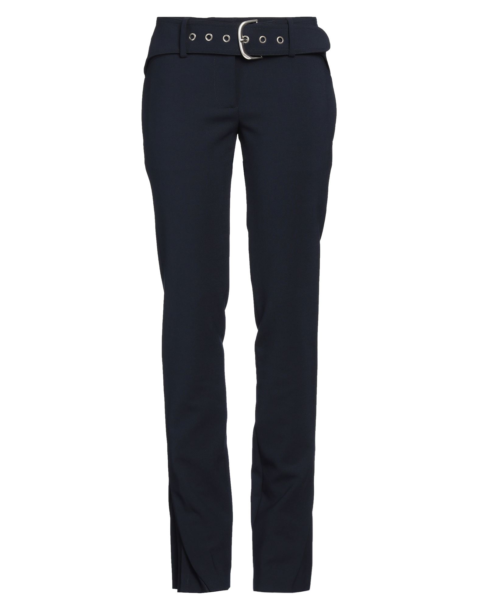 스트레이트 레그 팬츠, 우븐, 버클, 솔리드 컬러, 노멀 웨이스트, 레귤러 핏, 지퍼 여밈, 멀티 포켓, 스트레치, 드라이클리닝, 표백 금지, 건조기 사용불가. 이미지