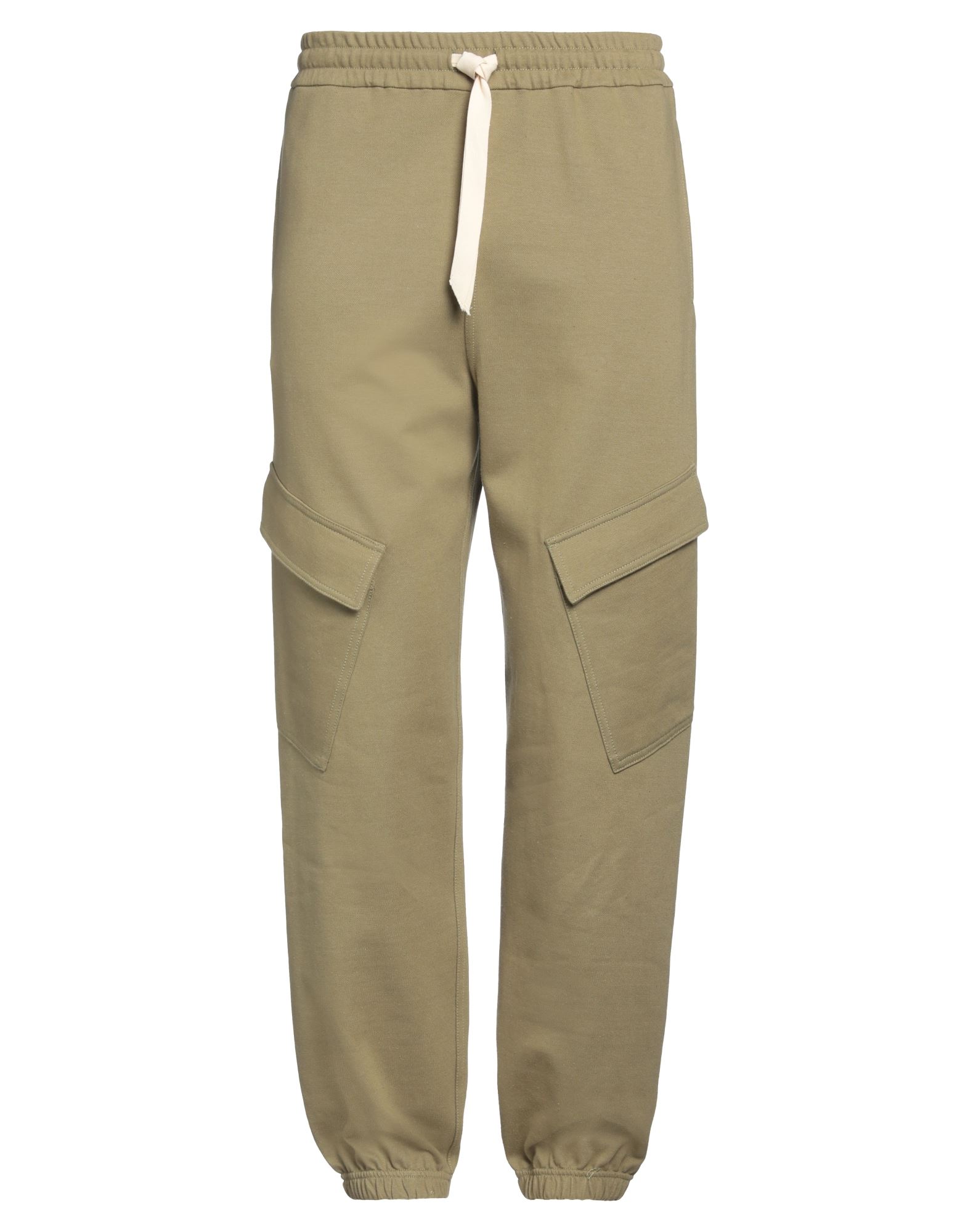 카고 팬츠, 플리스, 솔리드 컬러, 브랜드 로고, 하이 웨이스트, 레귤러 핏, 드로스트링 여밈, 멀티 포켓, 드라이클리닝, 표백 금지, 건조기 사용불가. 이미지