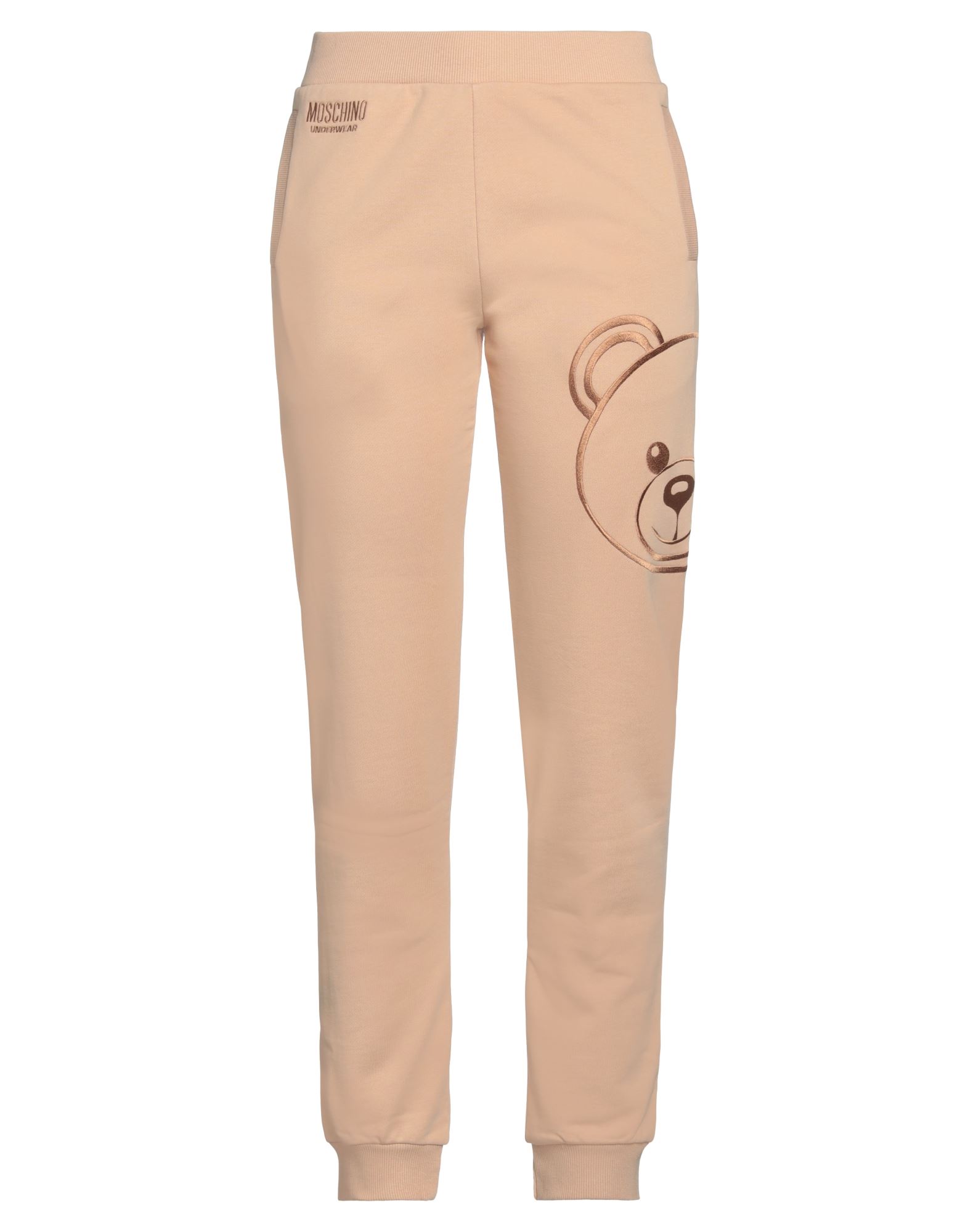 플리스, 자수, 브랜드 로고, 장식 디테일 솔리드 컬러, 하이 웨이스트, 엘라스틱 웨이스트, 테이퍼드 레그, 컴포트 핏, 프렌치 테리 소재 내부, 멀티 포켓, 스포츠. 이미지