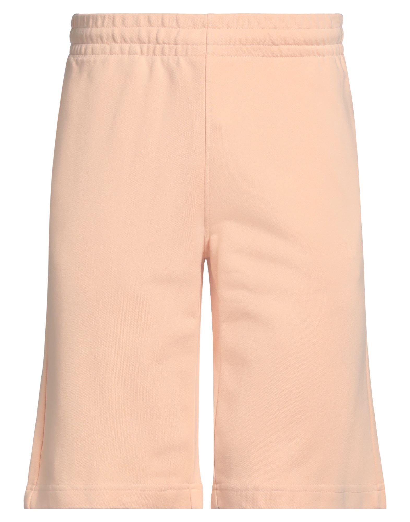 스포츠 쇼츠, 프렌치 테리, 솔리드 컬러, 자수 로고 장식, 노멀 웨이스트, 드로스트링 웨이스트, 레귤러 핏, 멀티 포켓, 세탁기로 세탁, 표백 금지, 건조기 사용불가, 운동이나 야외 활동에 적합한, 스타일과 편안함을 모두 갖춘 퍼포먼스 스포츠웨어. 이미지