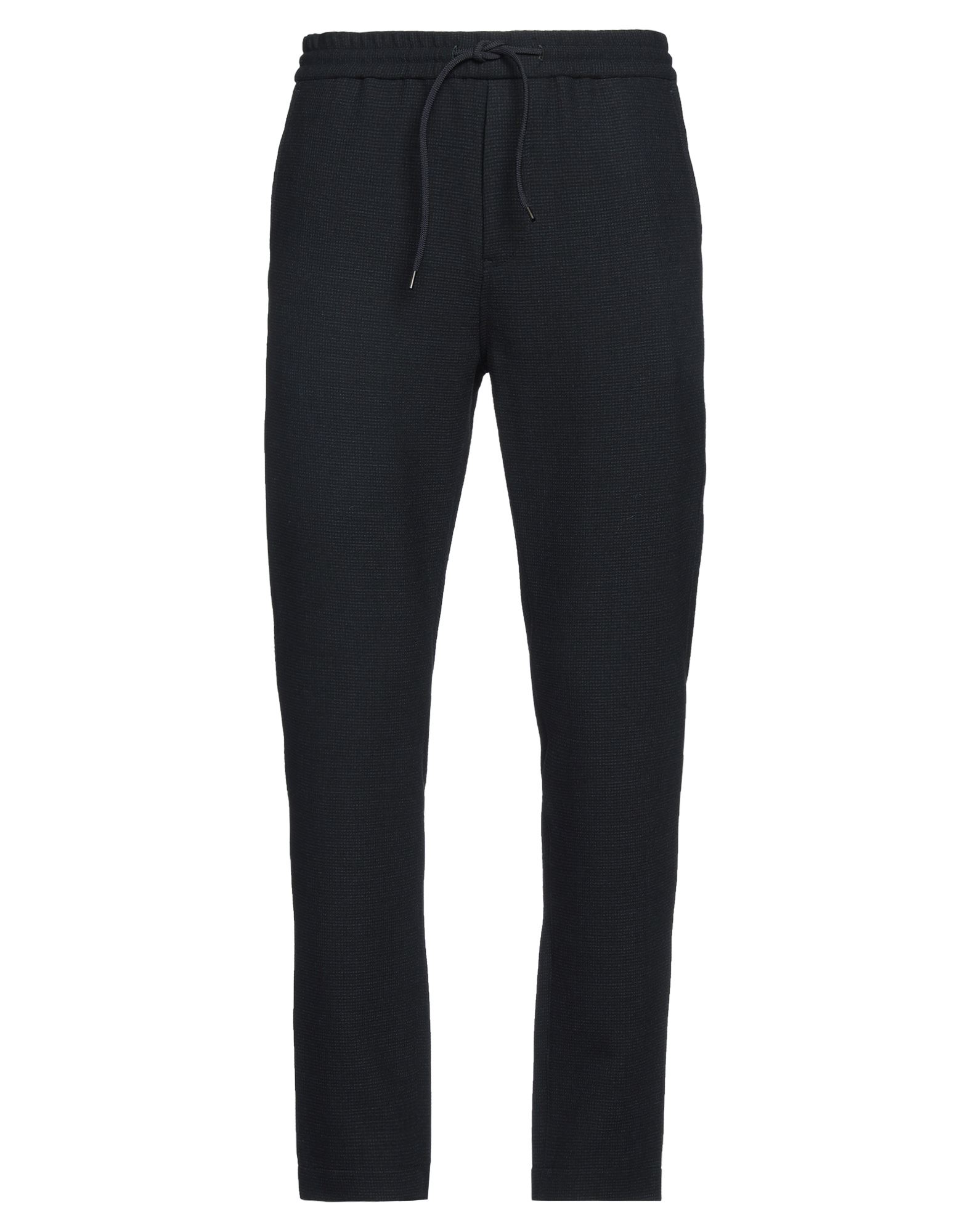 캐주얼 팬츠, 플란넬, 투톤 패턴, 브랜드 로고, 하이 웨이스트, 드로스트링 웨이스트, 테이퍼드 레그, 레귤러 핏, 지퍼 여밈, 멀티 포켓, 스트레치, 세탁기 세탁 또는 드라이클리닝, 표백 금지, 건조기 사용불가. 이미지