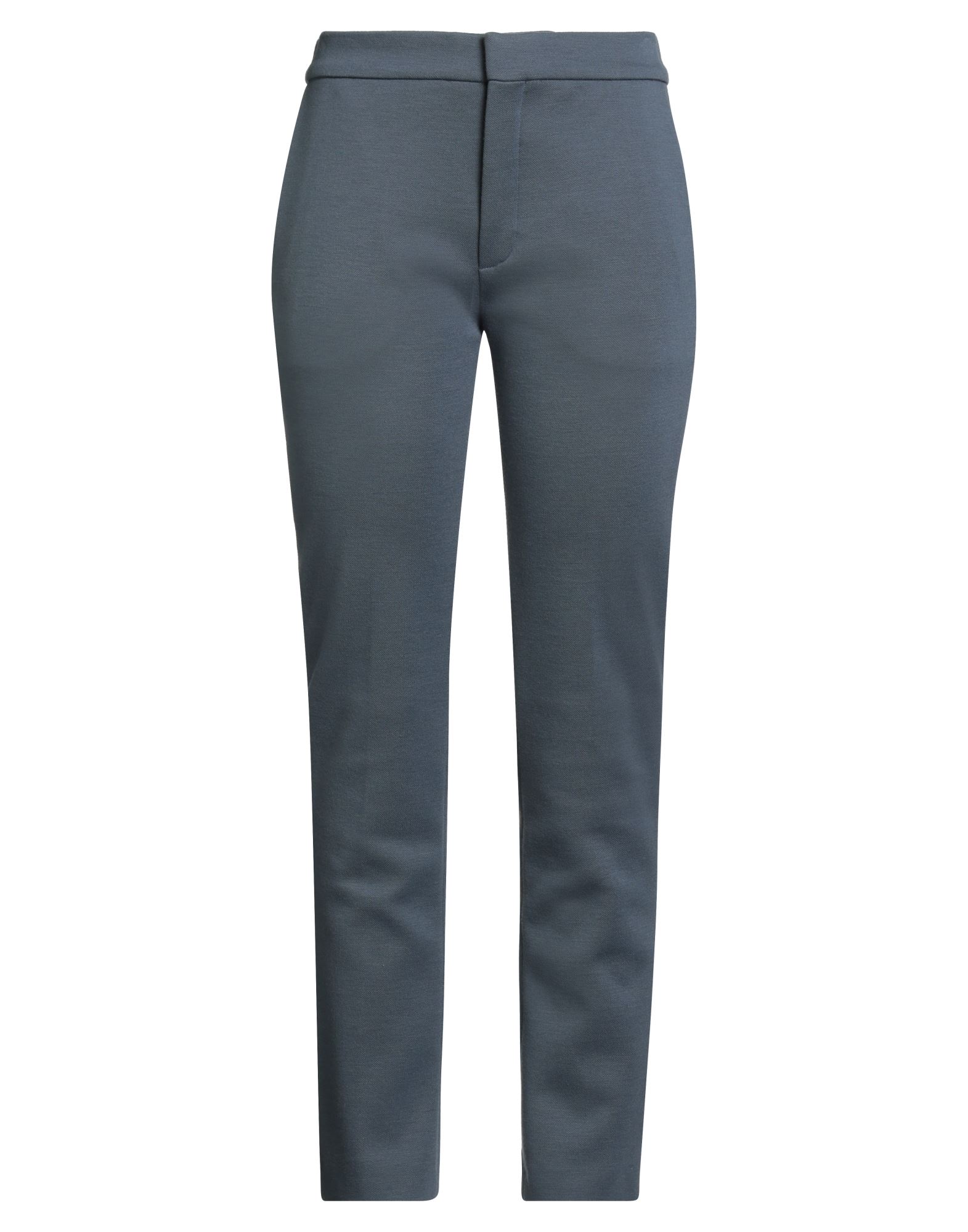 스트레이트 레그 팬츠, 플란넬, 솔리드 컬러, 장식 부착 없음, 하이 웨이스트, 레귤러 핏, 지퍼 여밈, 후크 여밈, 슬릿 포켓, 패치 포켓, 드라이클리닝, 표백 금지, 건조기 사용불가, 편안함과 우아함이 결합된 격식을 갖춘 세련된 포멀 오피스 룩, 이 브랜드는 사이즈가 크게 나옵니다. 이미지