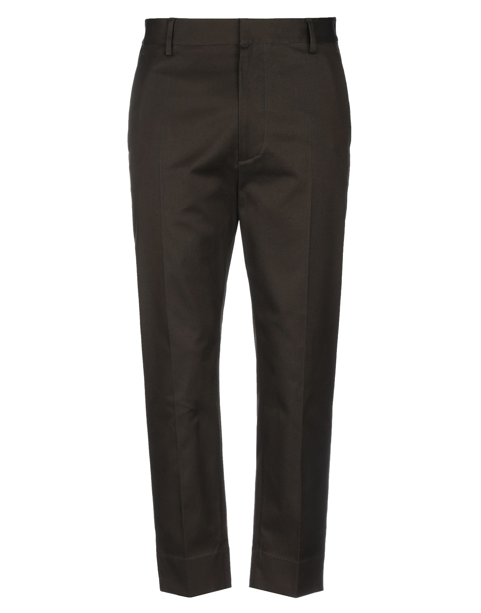 개버딘, 솔리드 컬러, 로고, 하이 웨이스트, regular fit, 테이퍼드 레그, 훅&아이, 지퍼여밈, 멀티 포켓, 스트레치, 동물성 비섬유 자재 함유. 이미지