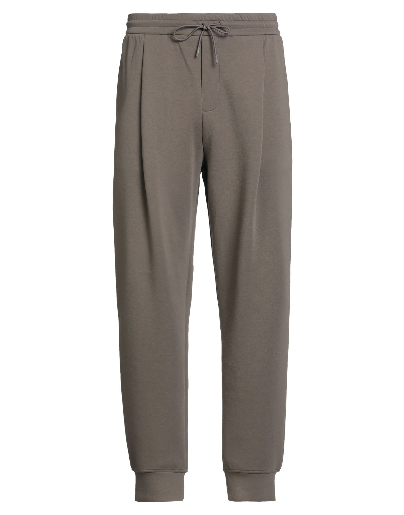 트랙 팬츠, 저지, 스트레치 패브릭, 솔리드 컬러, 브랜드 로고, 다트, 하이 웨이스트, 엘라스틱 웨이스트라인, 컴포트 핏, 드로스트링 여밈, 슬릿 포켓, 웰트 포켓, 세탁기로 세탁, 표백 금지, 건조기 사용불가, 운동이나 야외 활동에 적합한, 스타일과 편안함을 모두 갖춘 퍼포먼스 스포츠웨어. 이미지