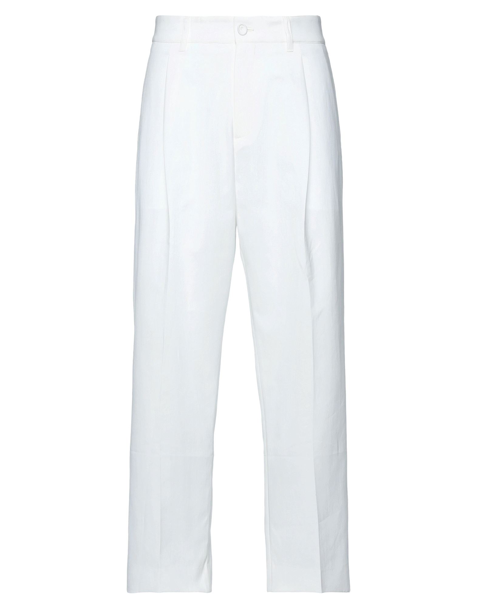 캐주얼 팬츠, 우븐, 솔리드 컬러, 다트, 하이 웨이스트, 벨트 루프, 테이퍼드 레그, 레귤러 핏, 1 버튼, 지퍼 여밈, 멀티 포켓. 이미지