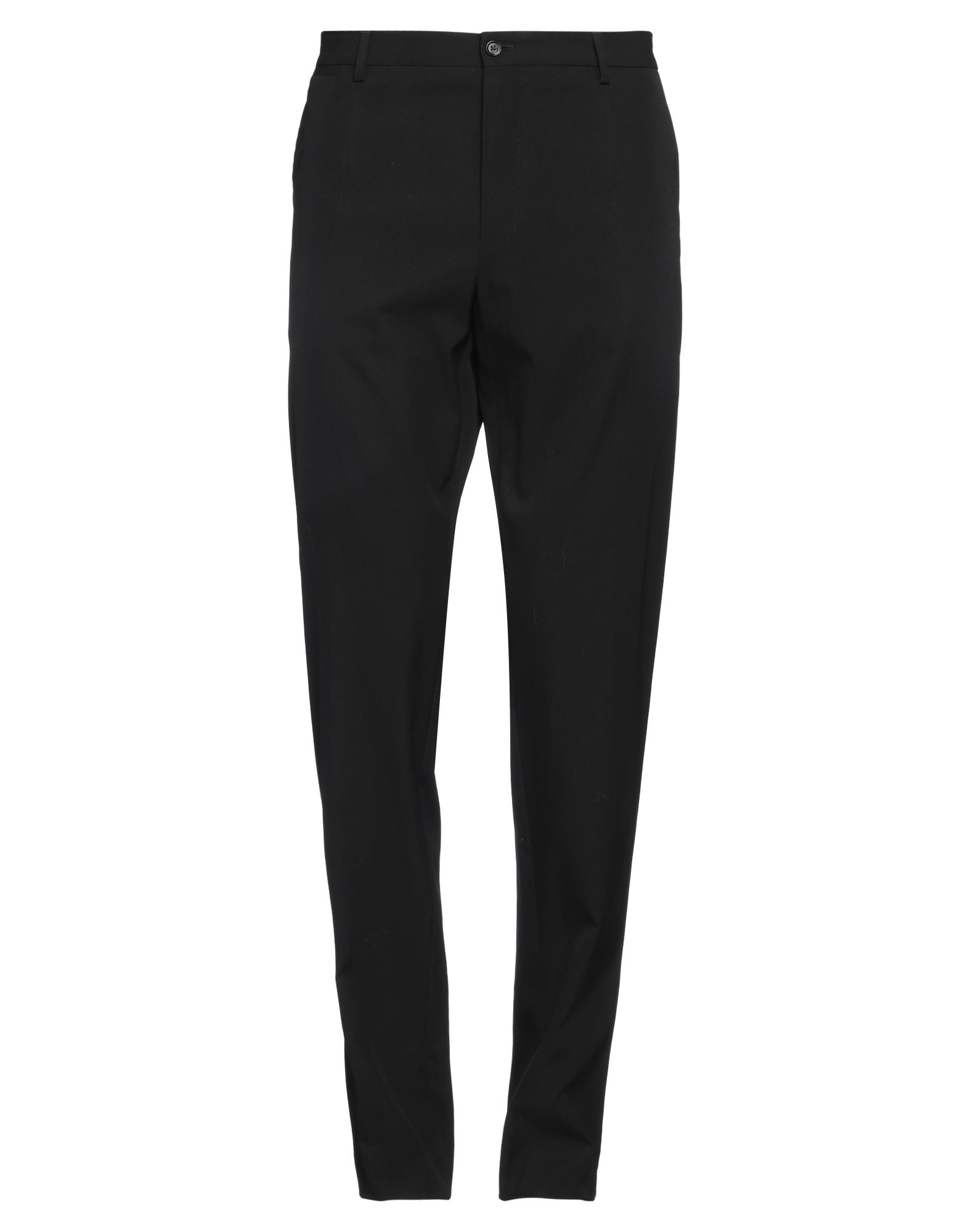 테일러드 팬츠, 트윌, 솔리드 컬러, 장식 부착 없음, 노멀 웨이스트, 벨트 루프, 스트레이트 레그, 레귤러 핏, 지퍼 여밈, 1 버튼, 멀티 포켓, 스트레치, 드라이클리닝, 표백 금지, 건조기 사용불가. 이미지