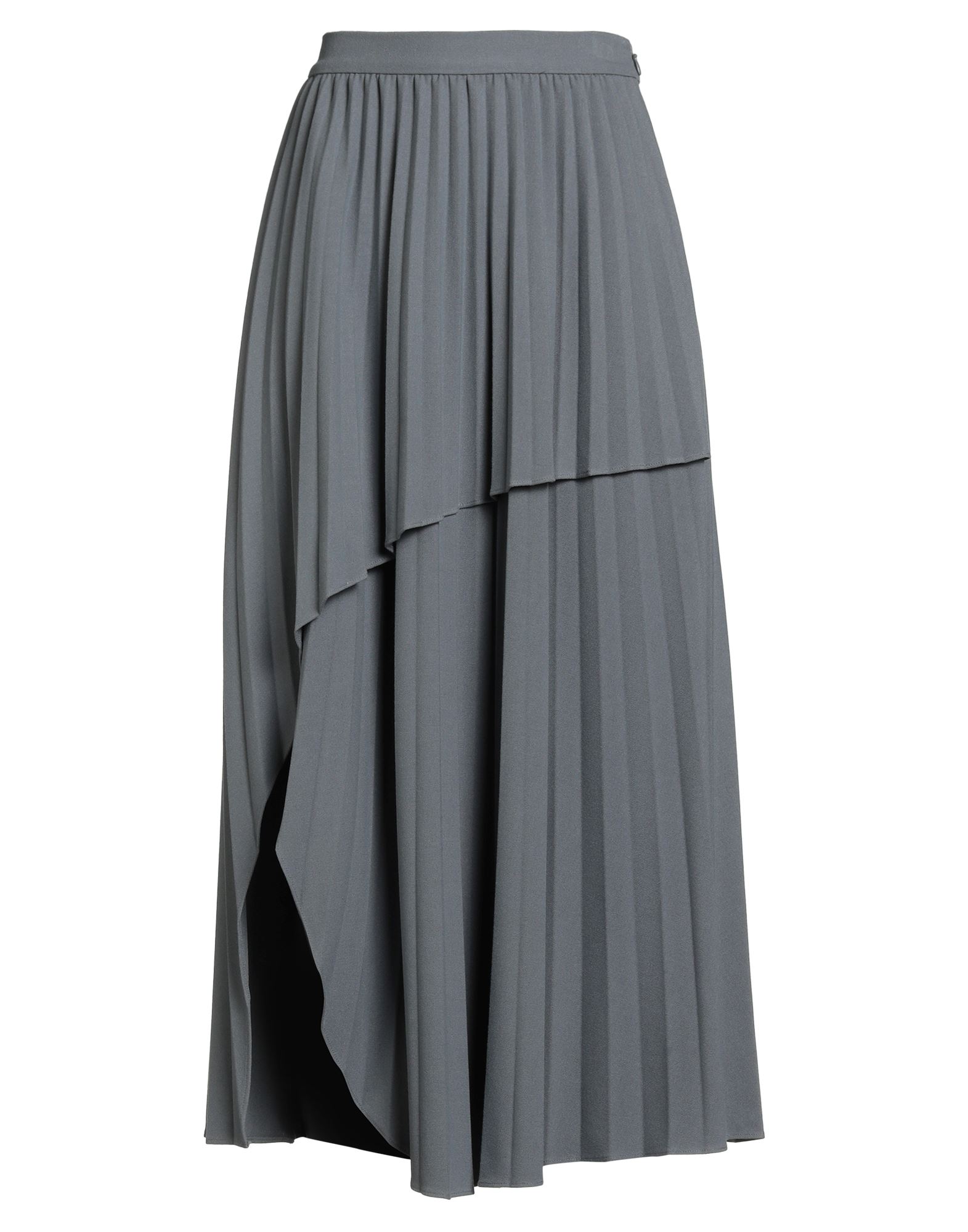 플리츠 스커트, 트윌, 스트레치 패브릭, 솔리드 컬러, 주름 가공, 안감없음, 지퍼 여밈, 후크 여밈, 손세탁 또는 드라이클리닝, 표백 금지, 건조기 사용불가, 다림질 금지. 이미지