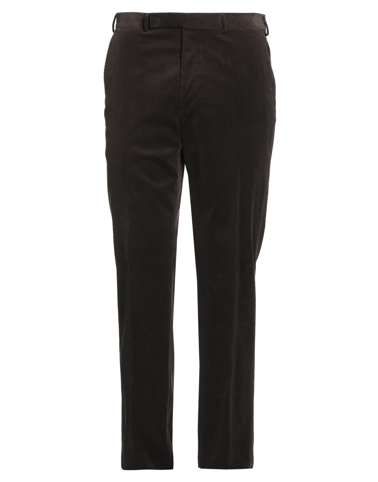 캐주얼 팬츠, 코듀로이, 솔리드 컬러, 장식 부착 없음, 노멀 웨이스트, 스트레이트 레그, 레귤러 핏, 지퍼 여밈, 버튼 여밈, 슬릿 포켓, 웰트 포켓, 드라이클리닝, 표백 금지, 건조기 사용불가, 이 브랜드는 사이즈가 크게 나옵니다. 이미지