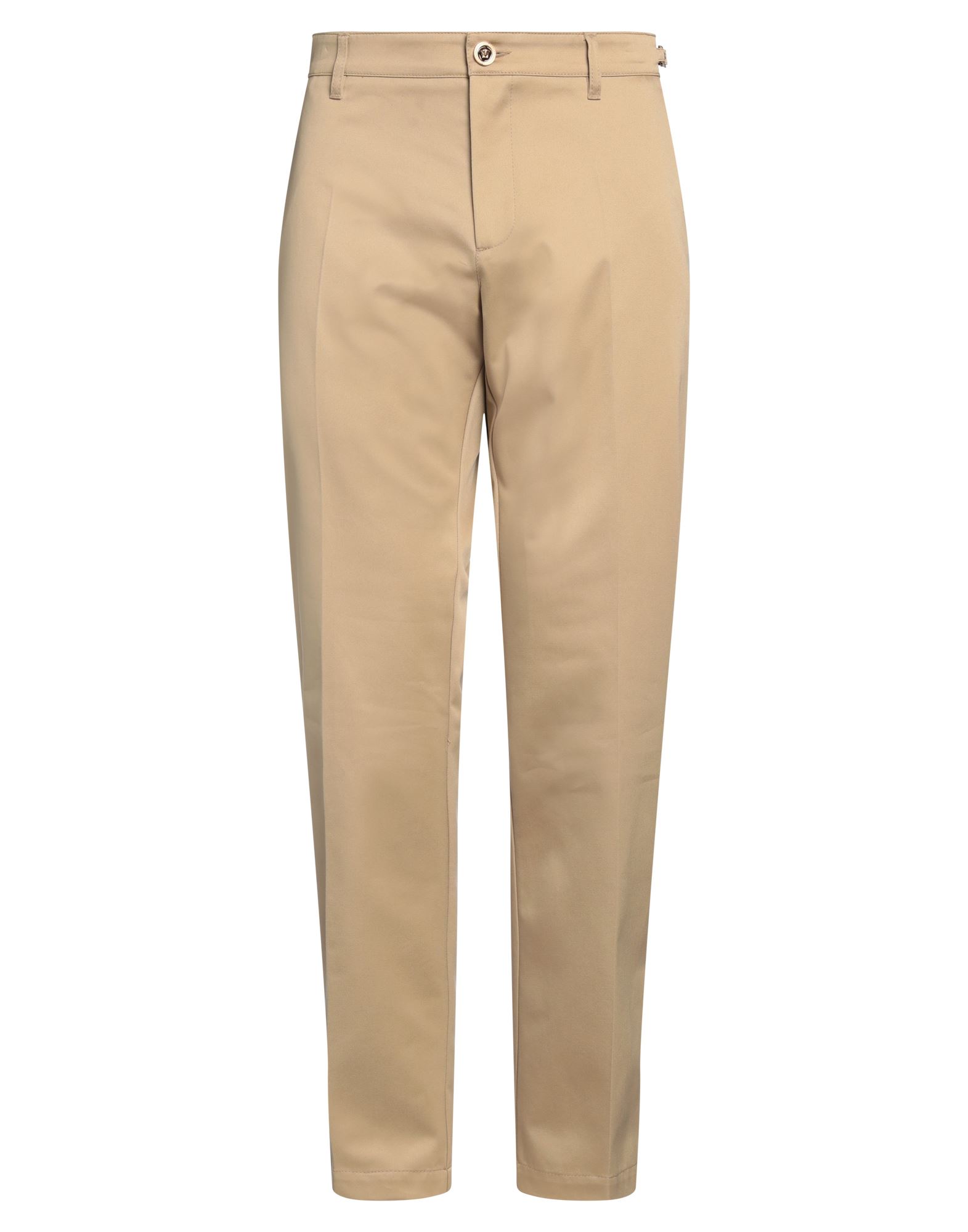 치노 팬츠, 트윌, 장식 디테일 솔리드 컬러, 브랜드 로고, 스트랩, 노멀 웨이스트, 테이퍼드 레그, 레귤러 핏, 지퍼 여밈, 1 버튼, 멀티 포켓, 드라이클리닝, 표백 금지, 건조기 사용불가, 이 브랜드는 사이즈가 크게 나옵니다. 이미지
