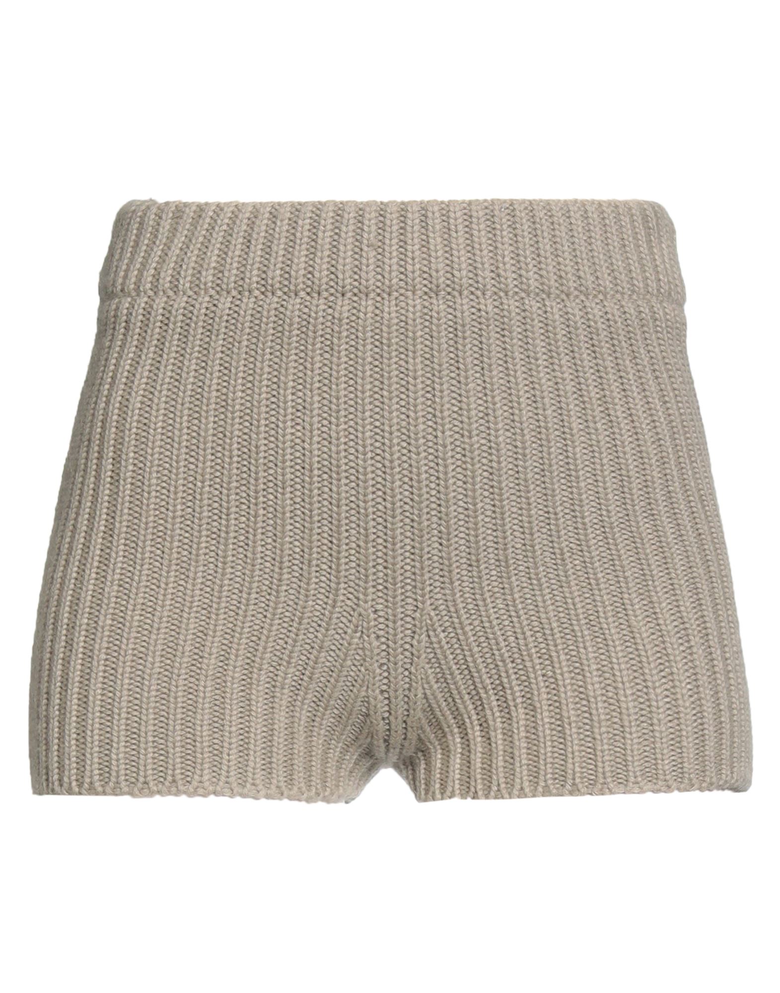 핫 팬츠, 리브(rib) 조직, 미디엄웨이트 니트, 솔리드 컬러, 장식 부착 없음, 하이 웨이스트, 엘라스틱 웨이스트라인, 손세탁 또는 드라이클리닝, 표백 금지, 건조기 사용불가. 이미지