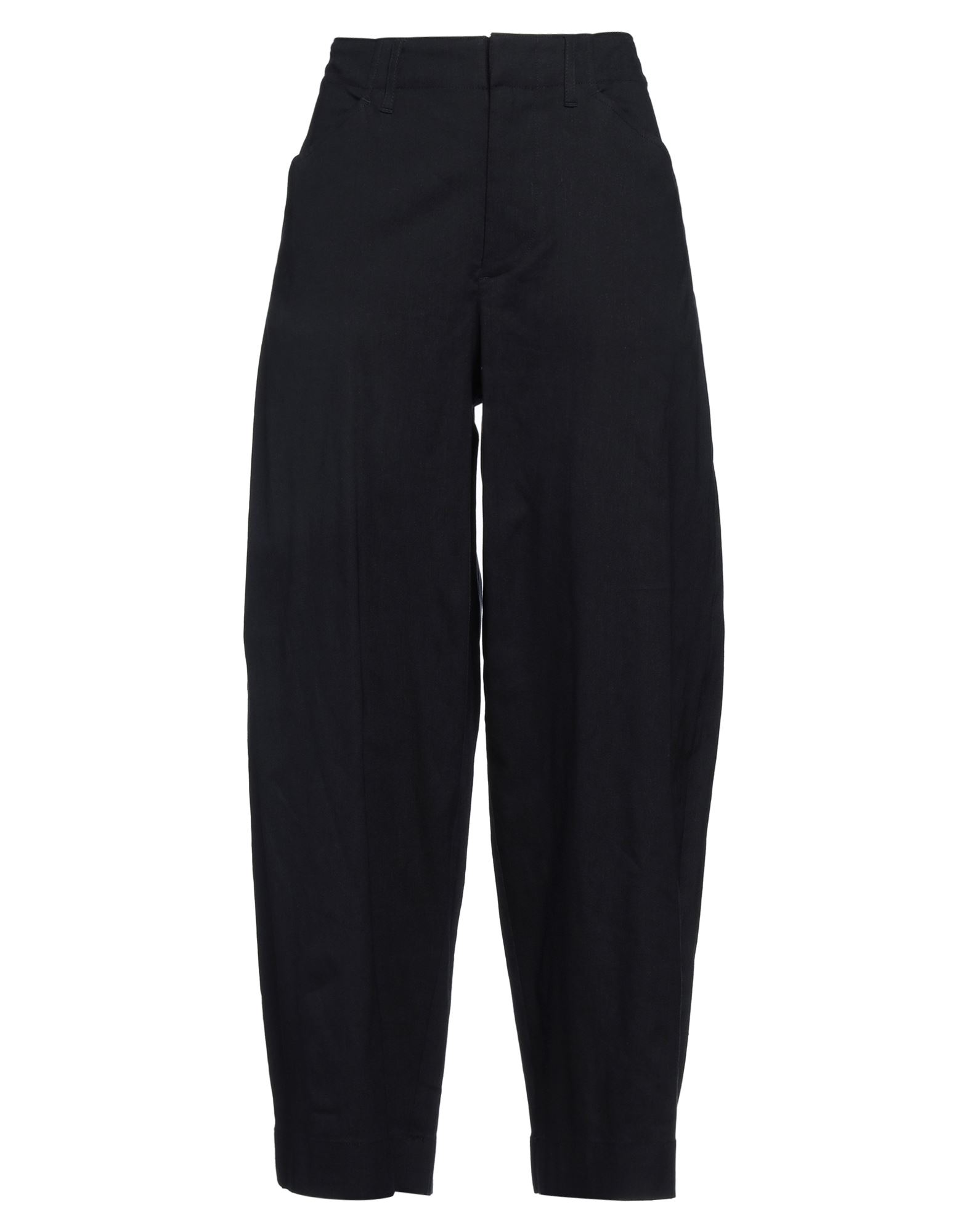 테이퍼드 팬츠, 우븐, 솔리드 컬러, 장식 부착 없음, 하이 웨이스트, 레귤러 핏, 후크 여밈, 지퍼 여밈, 멀티 포켓, 스트레치, 드라이클리닝, 표백 금지, 건조기 사용불가, 다림질 금지, 이 브랜드는 사이즈가 크게 나옵니다. 이미지