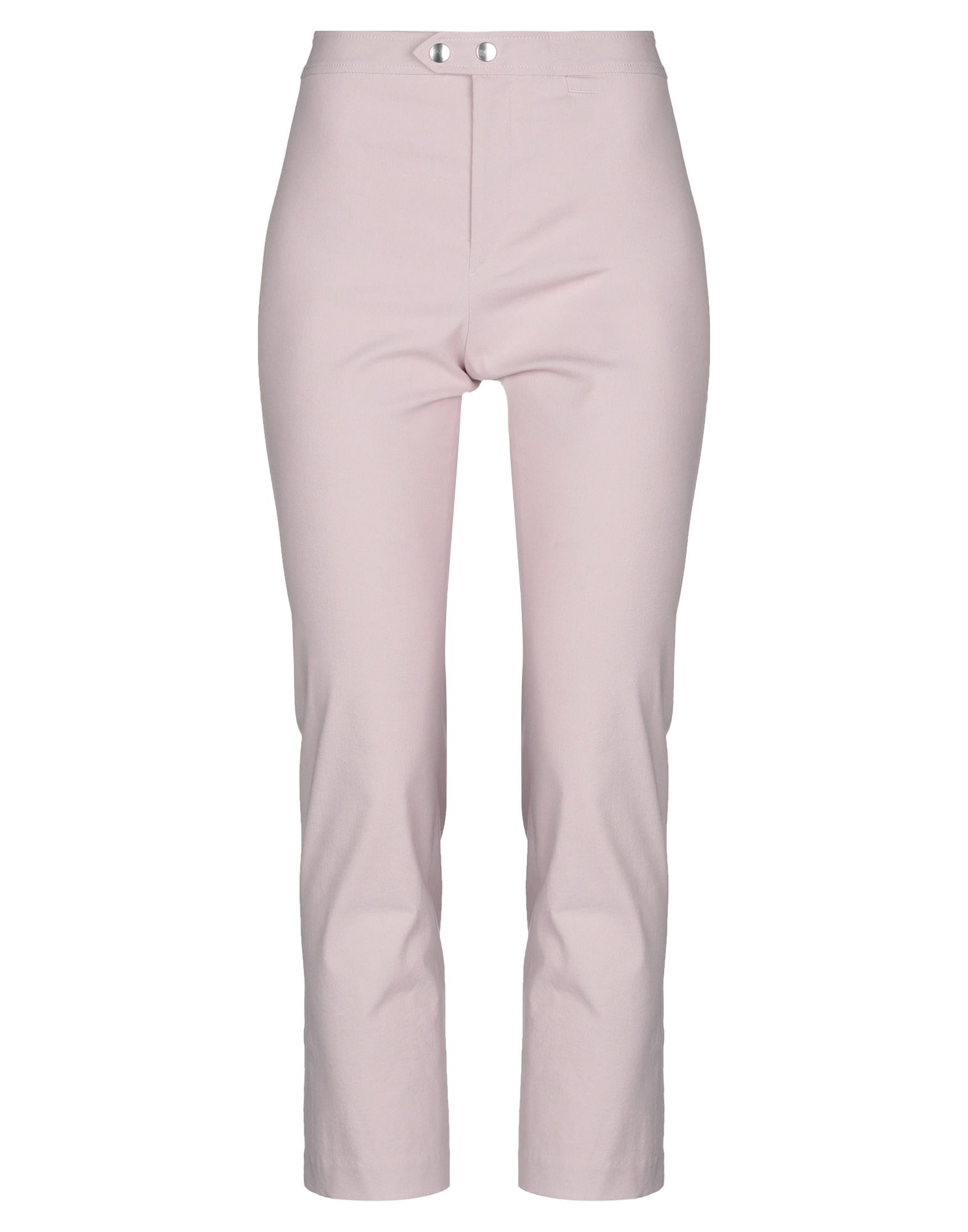 평직, 장식 부착 없음, 솔리드 컬러, 하이 웨이스트, 스키니, 스트레이트 레그, 스냅버튼 & 지퍼, 멀티 포켓, 사이드 슬릿 헴라인. 이미지