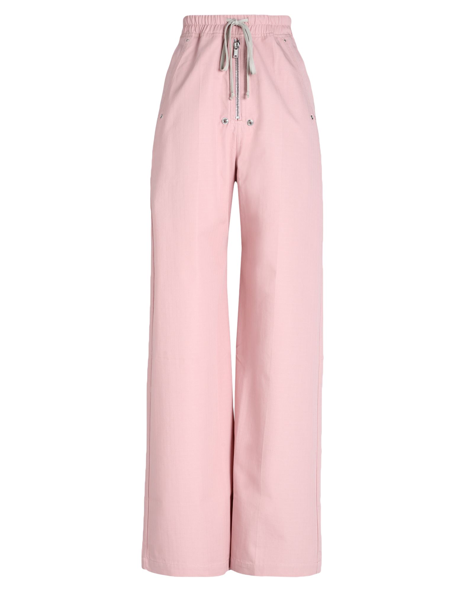 평직, 장식 부착 없음, 솔리드 컬러, 하이 웨이스트, 엘라스틱 웨이스트, 스트레이트 레그, 레귤러 핏, 지퍼 클로저, 드로스트링, 멀티 포켓, 기타 바지. 이미지