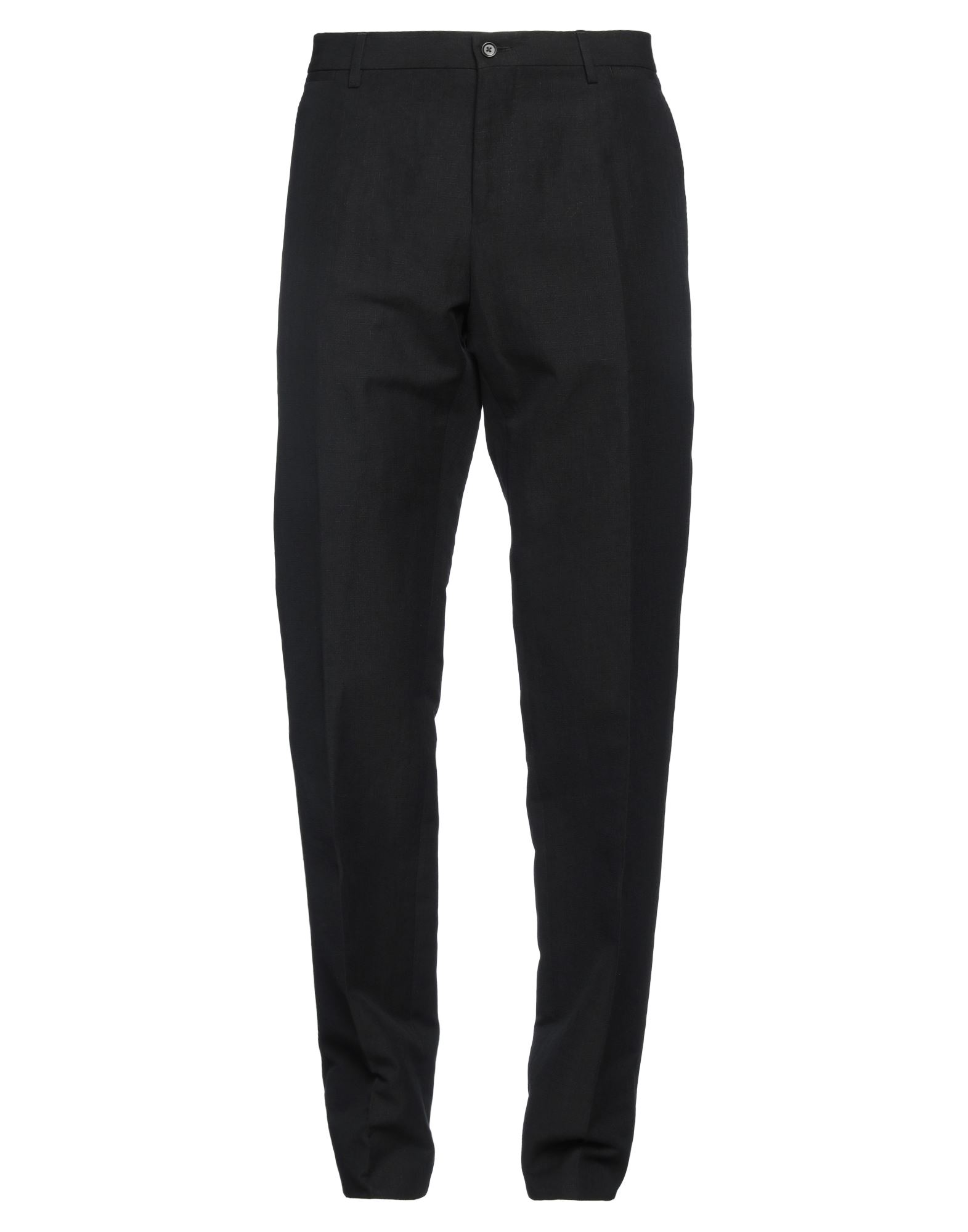 테일러드 팬츠, 우븐, 솔리드 컬러, 장식 부착 없음, 노멀 웨이스트, 벨트 루프, 테이퍼드 레그, 스키니, 지퍼 여밈, 1 버튼, 로 컷 밑단, 멀티 포켓, 드라이클리닝, 표백 금지, 건조기 사용불가. 이미지