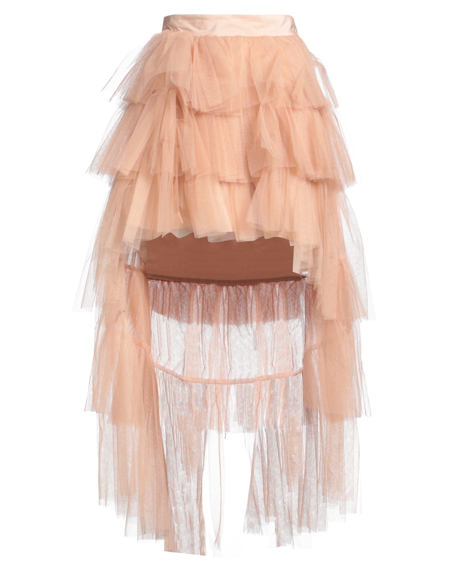 비대칭 스커트, 우븐, 솔리드 컬러, 드레이프, 안감있음, 지퍼 여밈, 포켓 없음, 드라이클리닝, 표백 금지, 건조기 사용불가. 이미지