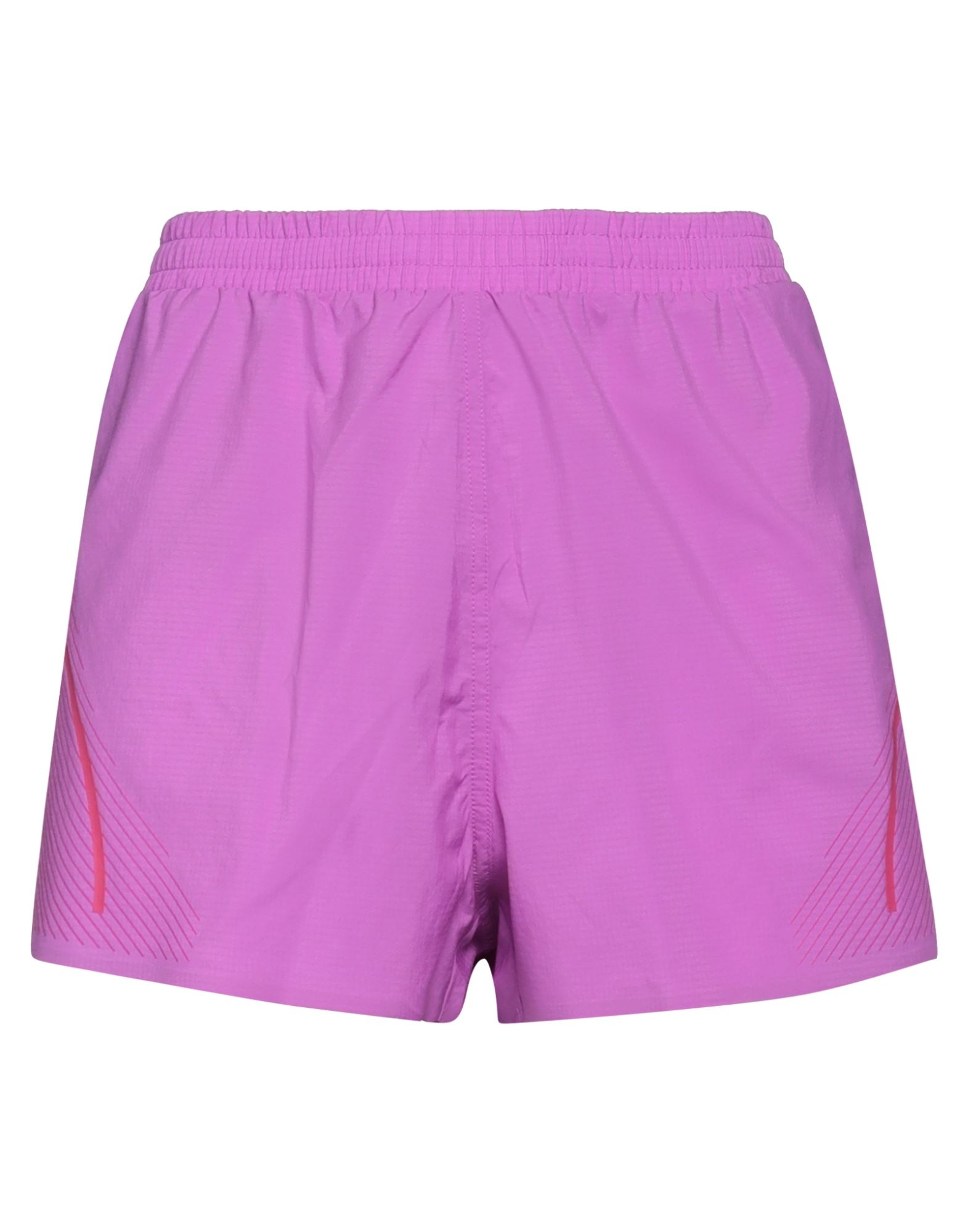 스포츠 쇼츠, 테크니컬 패브릭, 솔리드 컬러, 브랜드 로고, 하이 웨이스트, 타이 여밈, 세탁기로 세탁, 표백 금지, 건조기 사용불가. 이미지