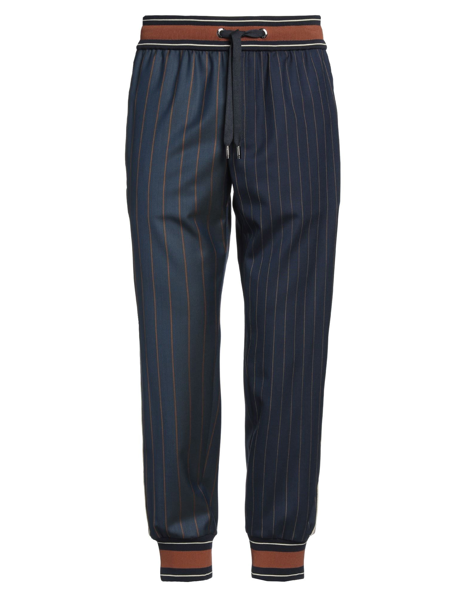 평직, 브랜드 로고, 사이드 스트라이프, 멀티컬러 패턴, 하이 웨이스트, 엘라스틱 웨이스트, 테이퍼드 레그, 컴포트 핏, 셀프타이/스트링 여밈, 멀티 포켓, 기타 바지. 이미지