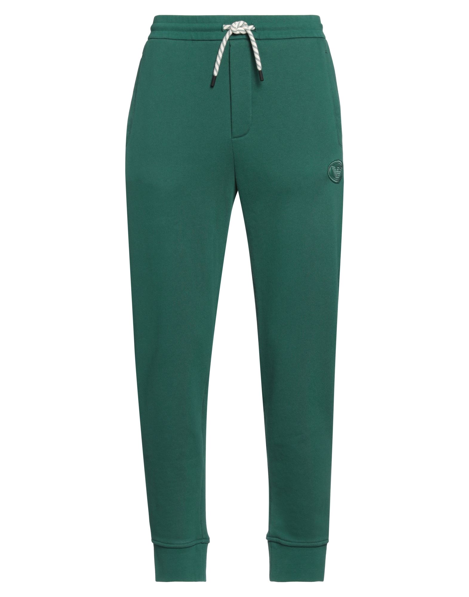 트랙 팬츠, 프렌치 테리, 브랜드 로고, 솔리드 컬러, 하이 웨이스트, 컴포트 핏, 드로스트링 여밈, 멀티 포켓, 세탁기로 세탁, 표백 금지, 건조기 사용불가. 이미지