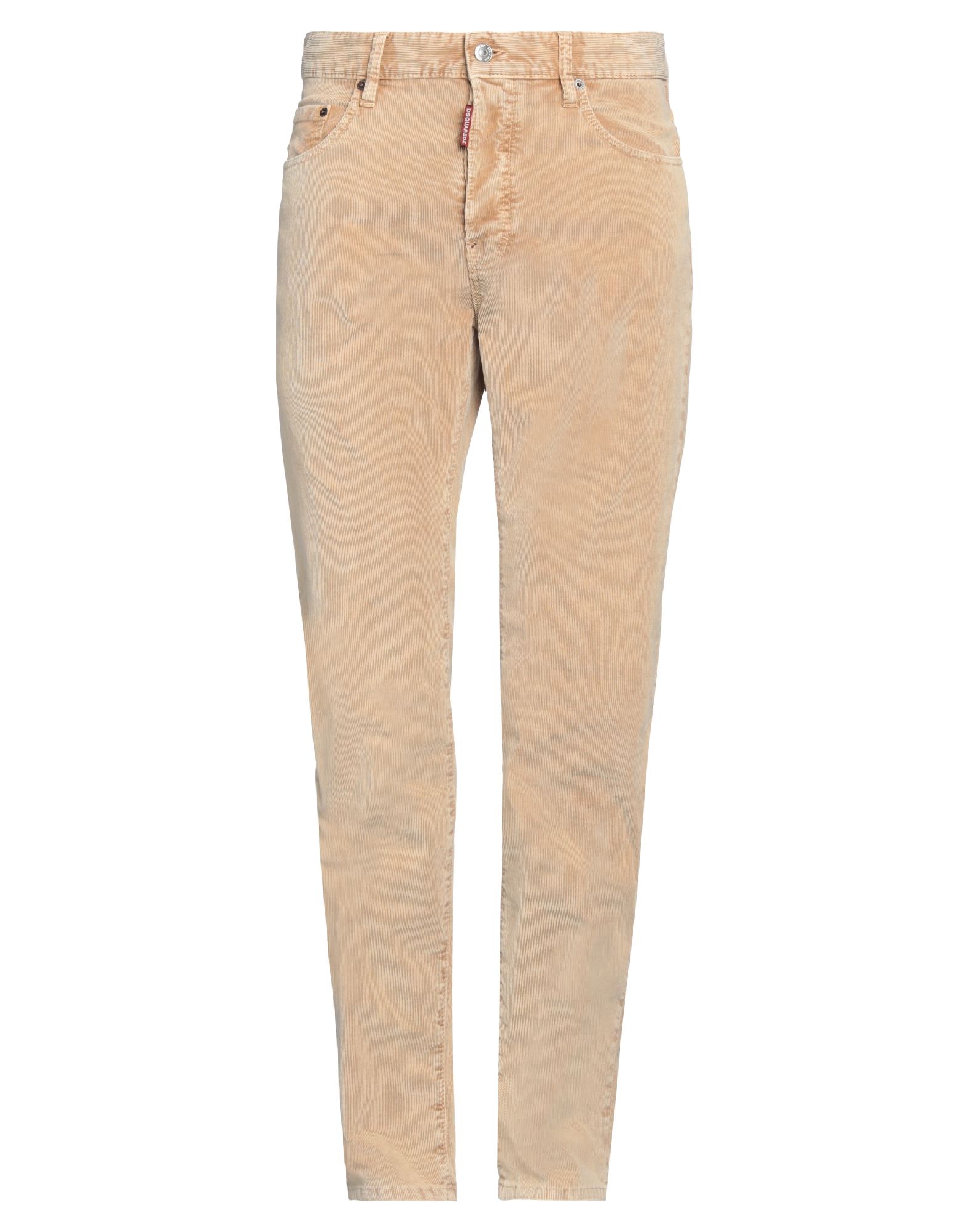 캐주얼 팬츠, 코듀로이, 솔리드 컬러, 브랜드 로고, 하이 웨이스트, 스트레이트 레그, 레귤러 핏, 버튼 여밈, 멀티 포켓, 스트레치, 세탁기로 세탁, 표백 금지, 건조기 사용불가, 동물성 비섬유 자재 함유. 이미지