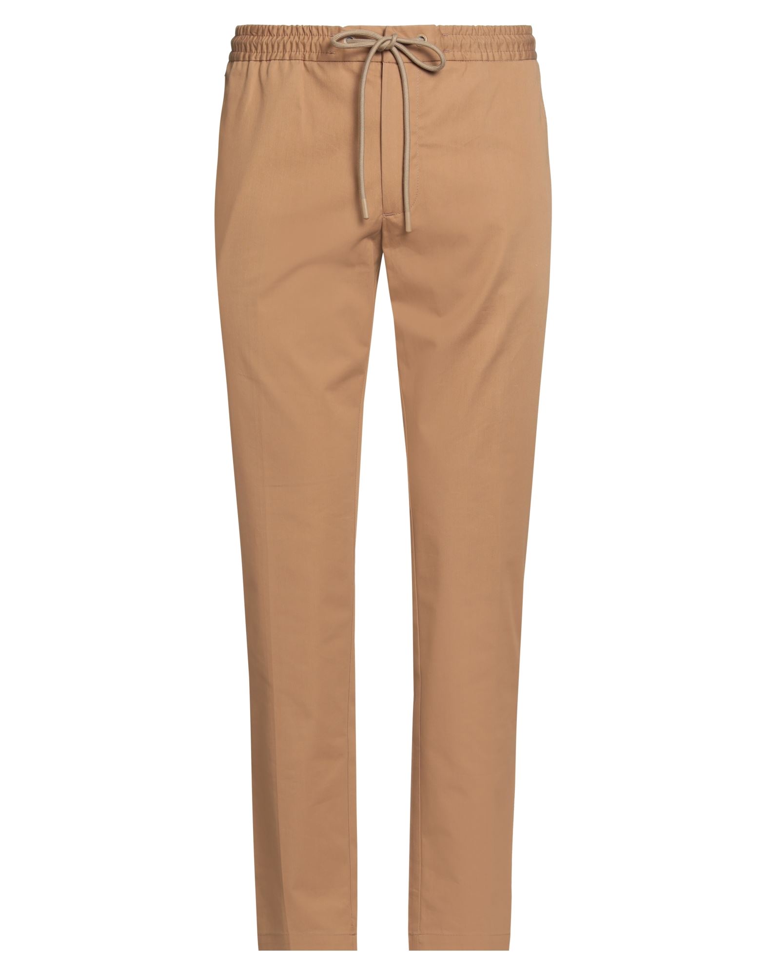 캐주얼 팬츠, 우븐, 솔리드 컬러, 브랜드 로고, 하이 웨이스트, 스트레이트 레그, 레귤러 핏, 지퍼 여밈, 드로스트링 여밈, 슬릿 포켓, 웰트 포켓, 세탁기 세탁 또는 드라이클리닝, 표백 금지, 건조기 사용불가. 이미지