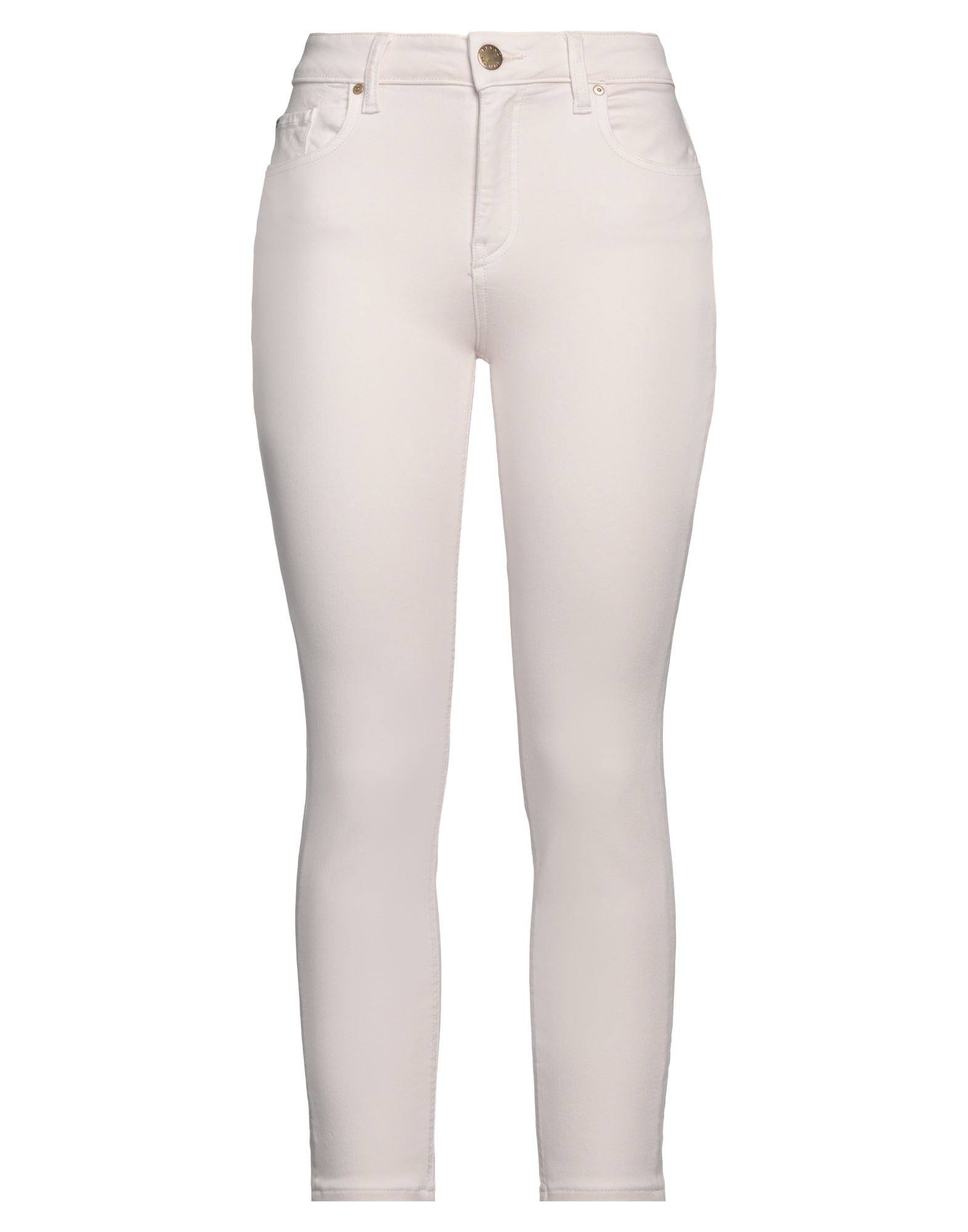 평직, 솔리드 컬러, 멀티 포켓, 스키니, 테이퍼드 레그, 버튼 여밈. 이미지