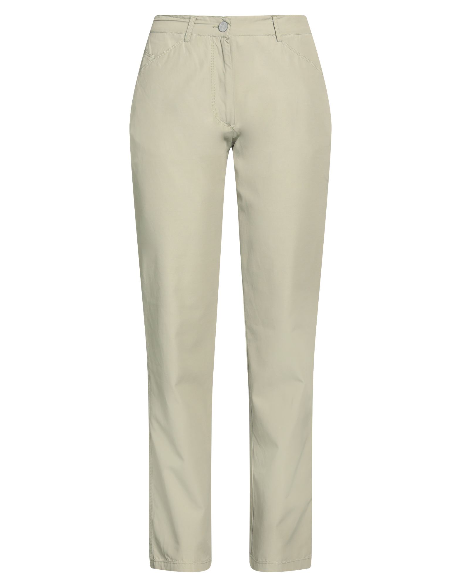 우븐, 장식 부착 없음, 솔리드 컬러, 하이 웨이스트, 벨트 루프, 레귤러 핏, 1 버튼, 멀티 포켓, 세탁기 세탁 또는 드라이클리닝, 표백 금지, 건조기 사용가능, 스트레이트 레그 팬츠. 이미지