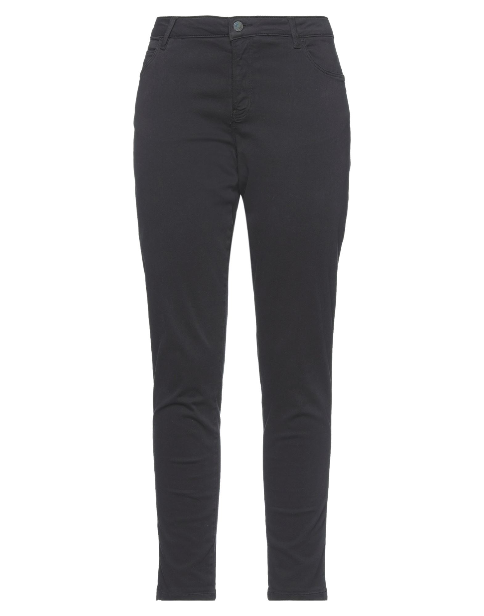 테이퍼드 팬츠, 트윌, 스트레치 패브릭, 솔리드 컬러, 브랜드 로고, 노멀 웨이스트, 벨트 루프, 스키니, 1 버튼, 지퍼 여밈, 멀티 포켓, 세탁기로 세탁, 표백 금지, 건조기 사용불가. 이미지