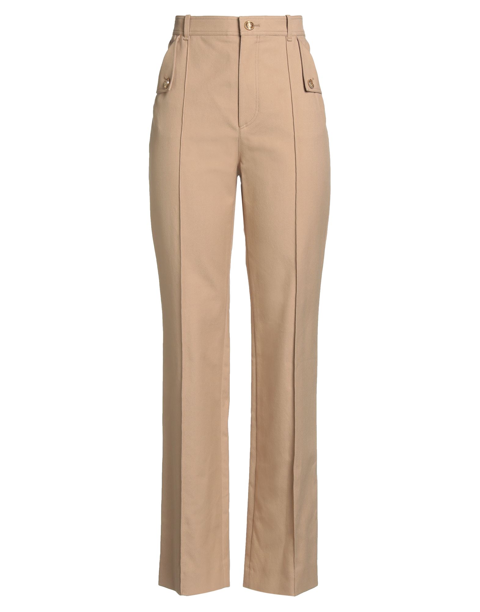 플레어 팬츠, 트윌, 솔리드 컬러, 장식 부착 없음, 하이 웨이스트, 스키니, 멀티 포켓, 드라이클리닝, 표백 금지, 건조기 사용불가, 이 브랜드는 사이즈가 크게 나옵니다. 이미지