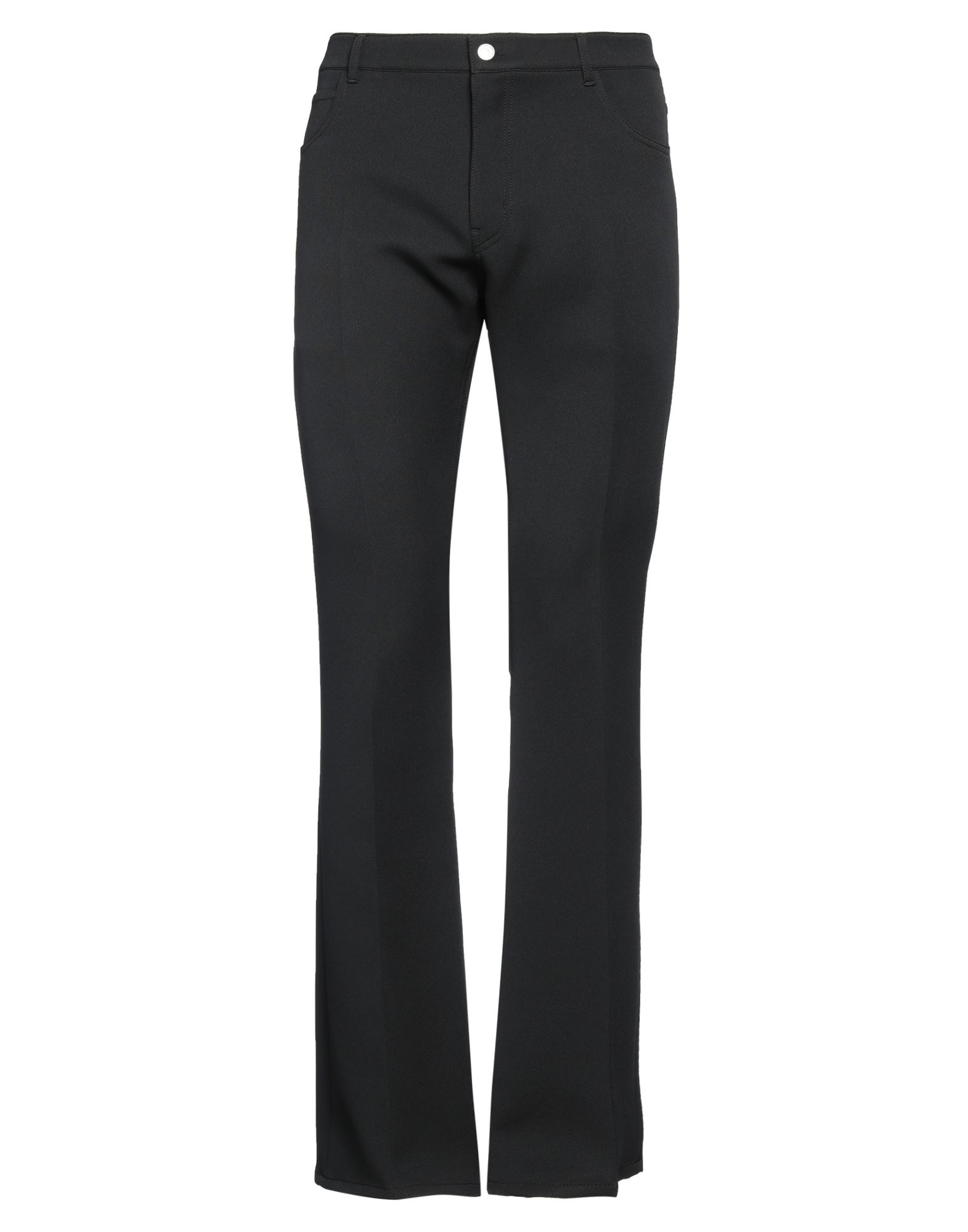 캐주얼 팬츠, 트윌, 솔리드 컬러, 장식 부착 없음, 노멀 웨이스트, 스트레이트 레그, 레귤러 핏, 지퍼 여밈, 버튼 여밈, 멀티 포켓, 드라이클리닝, 표백 금지, 건조기 사용불가. 이미지