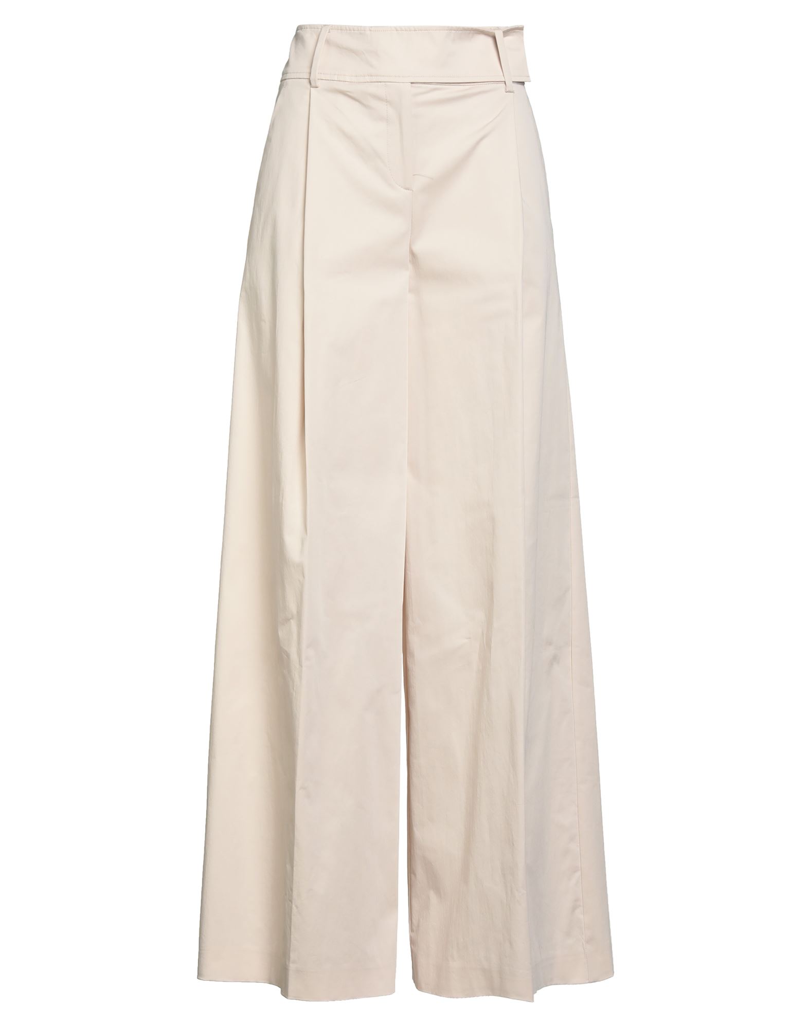 와이드 레그 팬츠, 우븐, 솔리드 컬러, 장식 부착 없음, 로우 웨이스트, 레귤러 핏, 후크 여밈, 지퍼 여밈, 멀티 포켓, 스트레치, 세탁기 세탁 또는 드라이클리닝, 표백 금지, 건조기 사용불가. 이미지