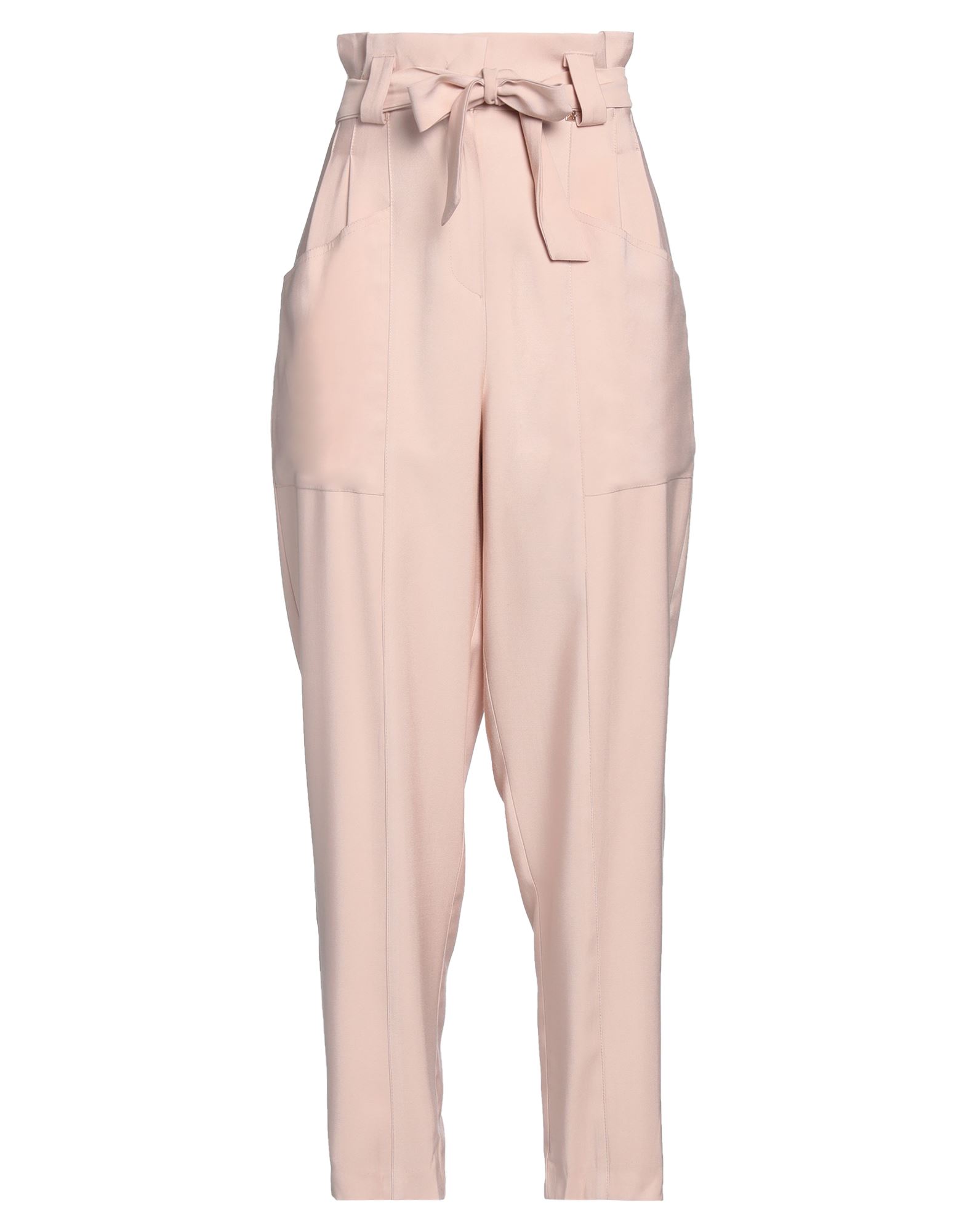 트윌, 벨트, 솔리드 컬러, 하이 웨이스트, 벨트 루프, 테이퍼드 레그, 레귤러 핏, 멀티 포켓, 테일러드. 이미지