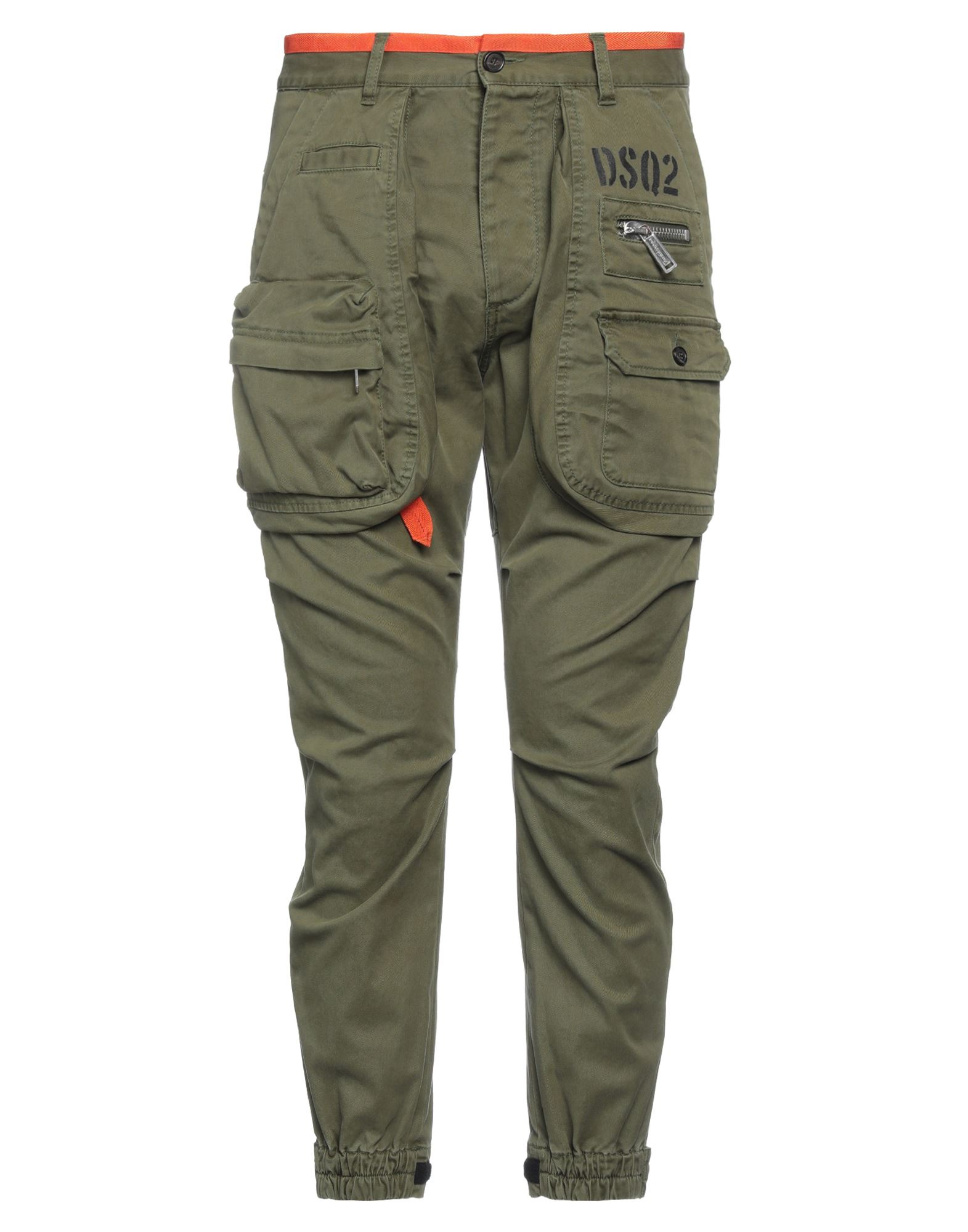 개버딘, 브랜드 로고, 장식 디테일 솔리드 컬러, 투톤 패턴, 하이 웨이스트, 테이퍼드 레그, 레귤러 핏, 지퍼 클로저, 멀티 포켓, 스트레치, 카고스타일 포켓. 이미지