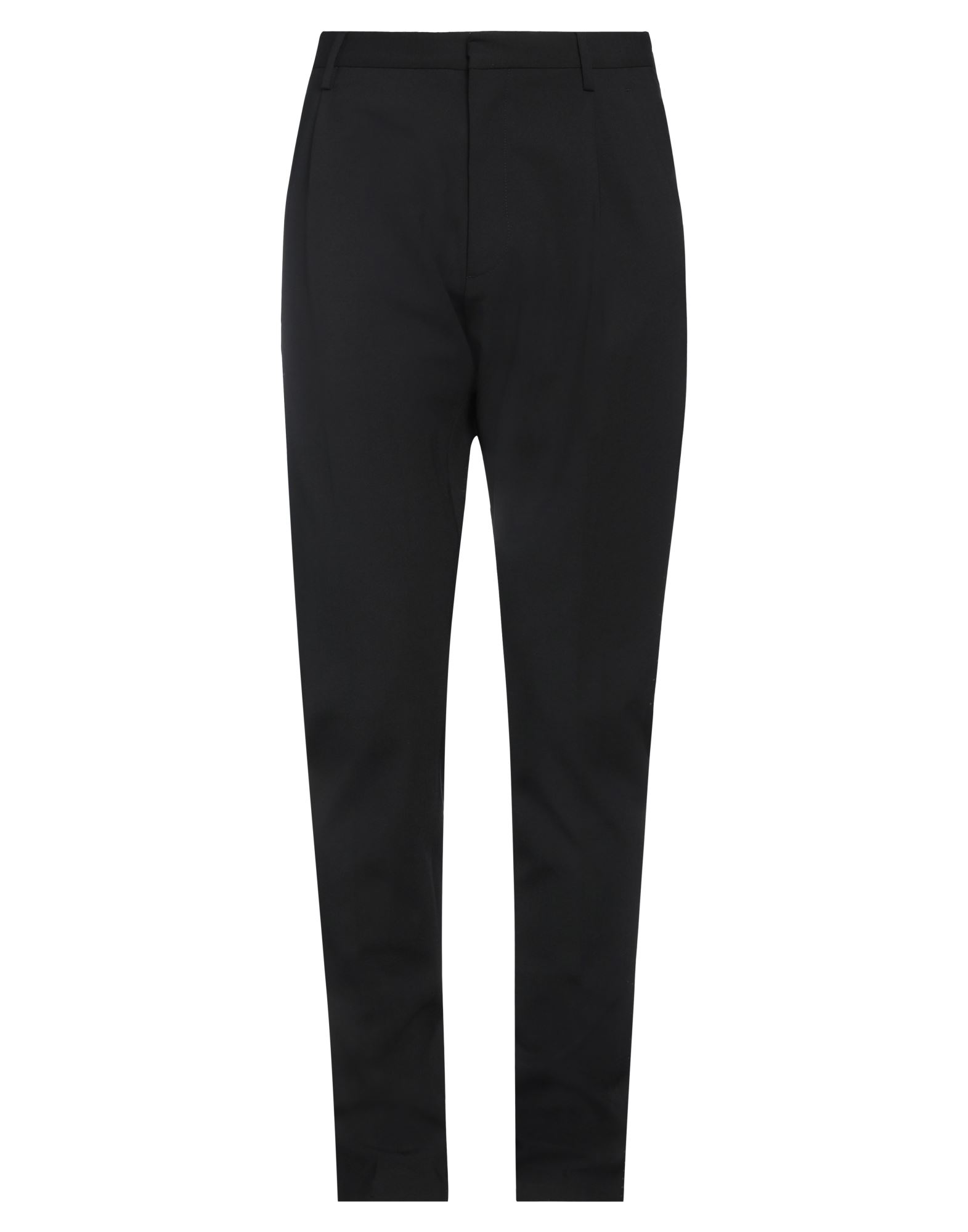 울 보일, 브랜드 로고, 다트, 솔리드 컬러, 노멀 웨이스트, 드로스트링 웨이스트, 테이퍼드 레그, 레귤러 핏, 부분적으로 안감 처리한 내부, 버튼 여밈, 훅&아이, 멀티 포켓, 스트레치, 동물성 비섬유 자재 함유, 테일러드. 이미지