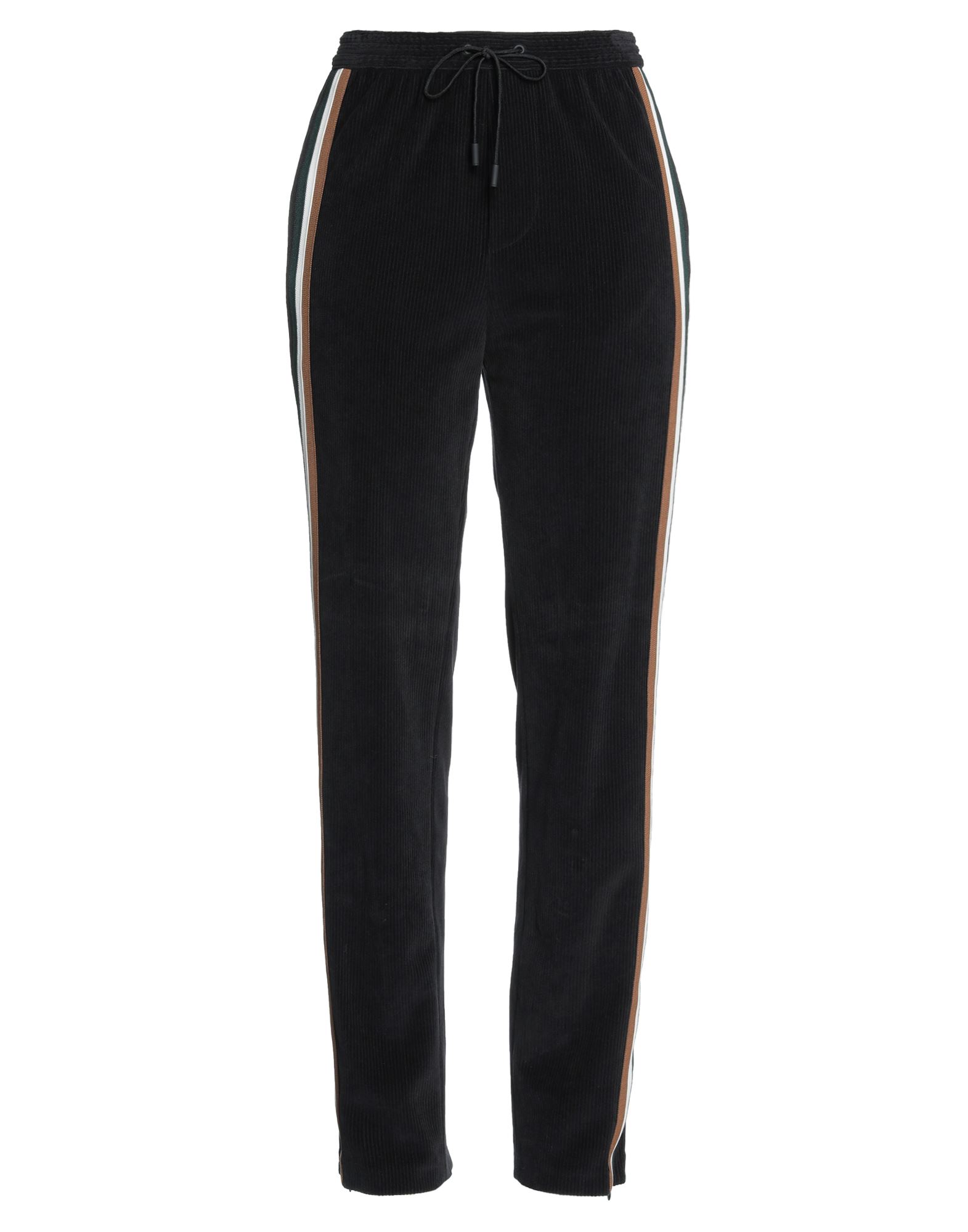 코듀로이, 리브(rib) 조직, 라이트웨이트 니트, 브랜드 로고, 사이드 스트라이프, 장식 디테일 솔리드 컬러, 하이 웨이스트, 스트레이트 레그, 컴포트 핏, 드로스트링 여밈, 엘라스틱, 멀티 포켓. 이미지