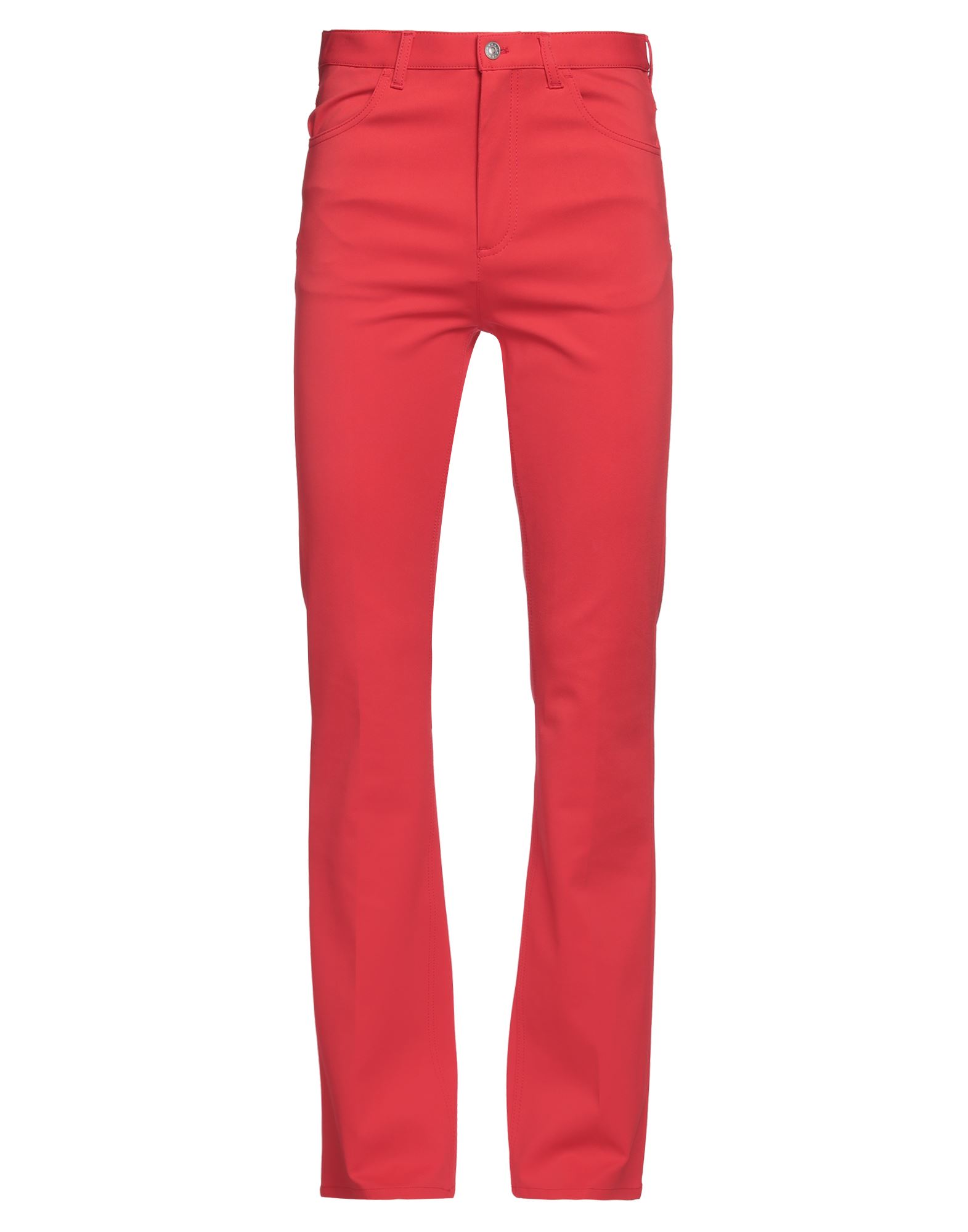 캐주얼 팬츠, 우븐, 솔리드 컬러, 장식 부착 없음, 하이 웨이스트, 플레어 레그, 레귤러 핏, 버튼 여밈, 지퍼 여밈, 멀티 포켓, 스트레치, 드라이클리닝, 표백 금지, 건조기 사용불가, 이 브랜드는 사이즈가 크게 나옵니다. 이미지