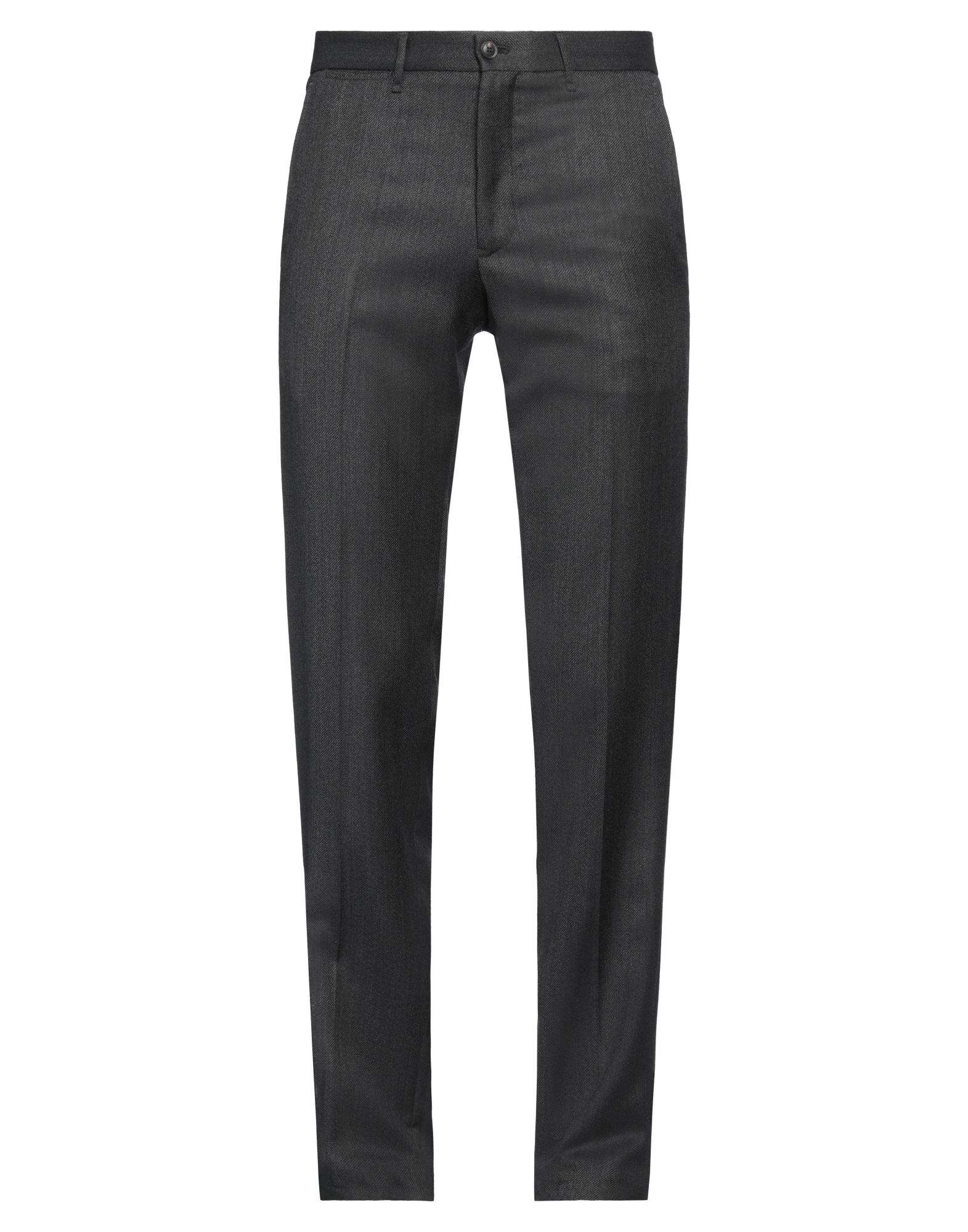 캐주얼 팬츠, 플란넬, 솔리드 컬러, 장식 부착 없음, 하이 웨이스트, 벨트 루프, 스트레이트 레그, 레귤러 핏, 지퍼 여밈, 멀티 포켓, 드라이클리닝, 표백 금지, 건조기 사용불가, 동물성 비섬유 자재 함유. 이미지