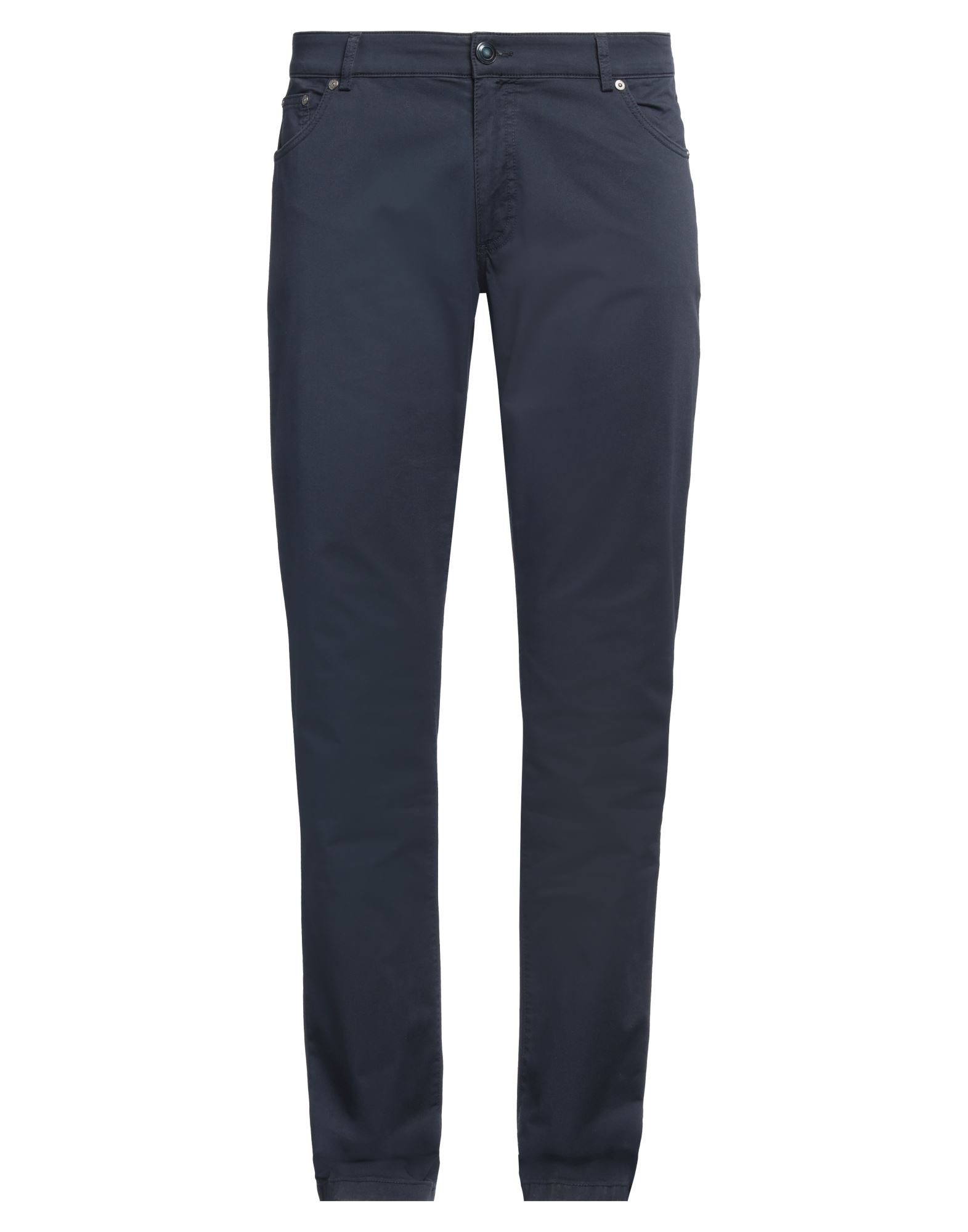 캐주얼 팬츠, 개버딘, 솔리드 컬러, 브랜드 로고, 로우 웨이스트, 테이퍼드 레그, 레귤러 핏, 지퍼 여밈, 1 버튼, 멀티 포켓, 스트레치, 드라이클리닝, 표백 금지, 건조기 사용불가. 이미지