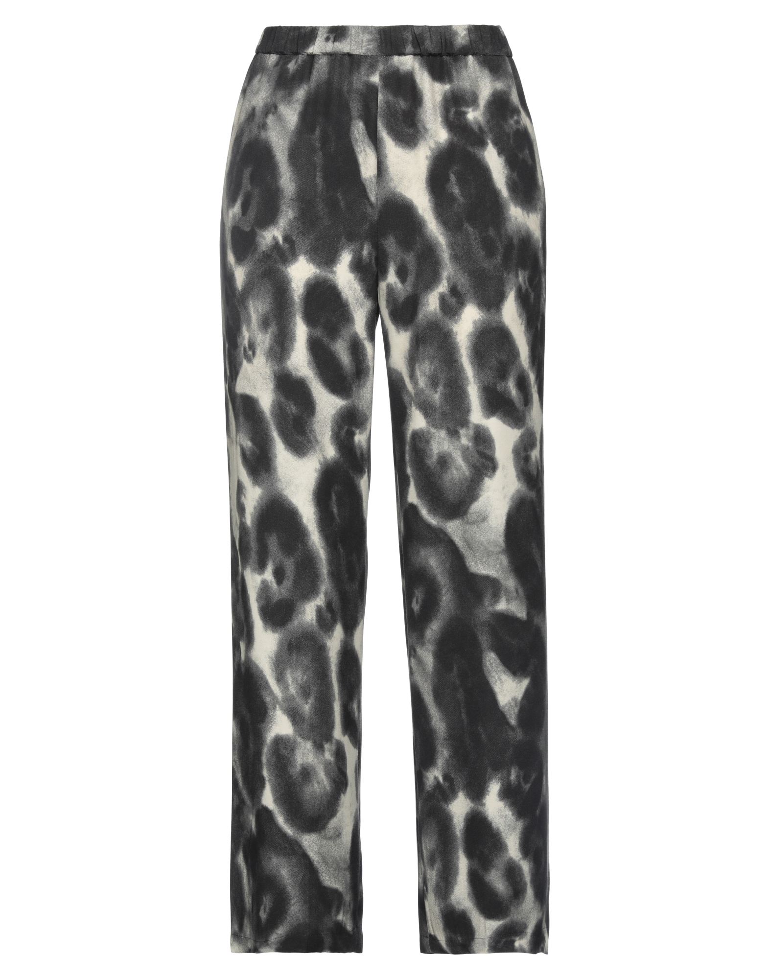 평직, 장식 부착 없음, 투톤 패턴, 하이 웨이스트, 엘라스틱 웨이스트, 와이드 레그, 컴포트 핏, 멀티 포켓, 스포츠. 이미지