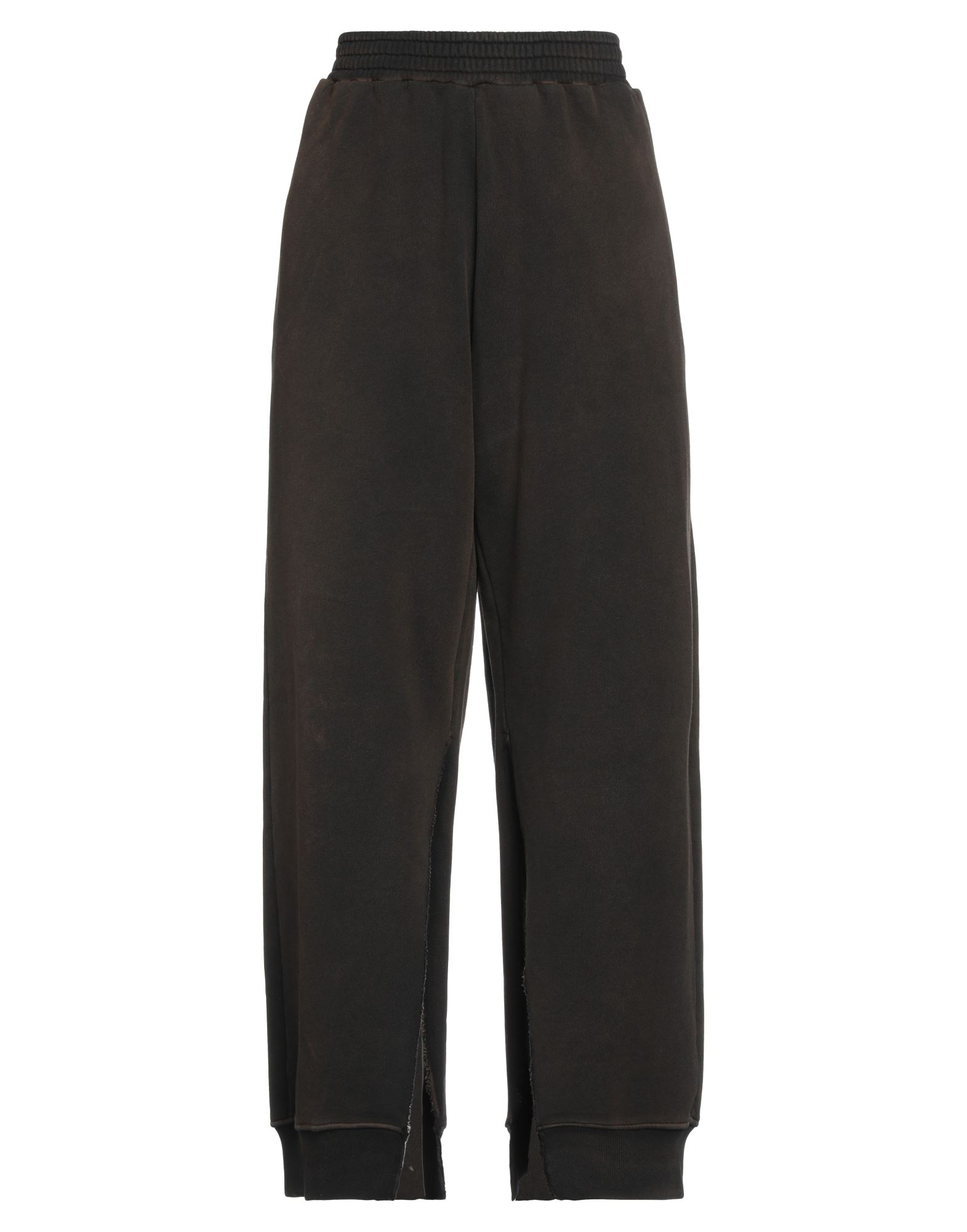 니트 소재, 플리스, 리브(rib) 조직, 얼룩진 효과, 라이트웨이트 니트, 장식 부착 없음, 솔리드 컬러, 하이 웨이스트, 엘라스틱 웨이스트, 테이퍼드 레그, 컴포트 핏, 프렌치 테리 소재 내부, 사이드 슬릿 헴라인, 포켓 5개, 스포츠. 이미지