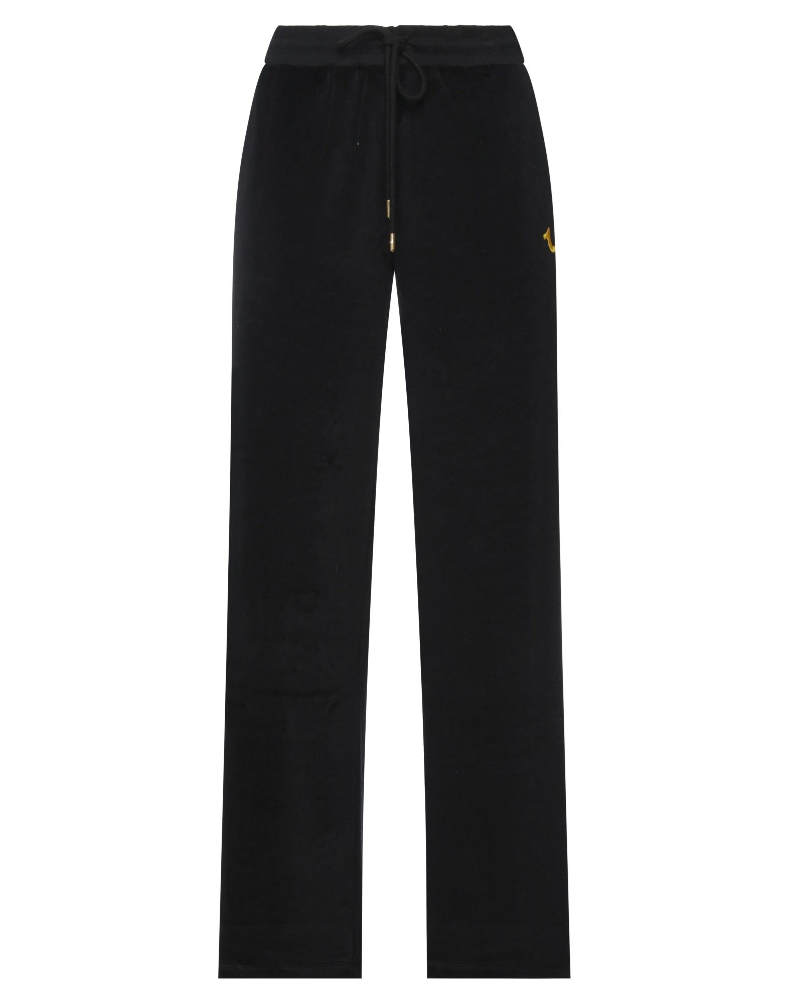 셔닐, 브랜드 로고, 장식 디테일 솔리드 컬러, 하이 웨이스트, 스트레이트 레그, 컴포트 핏, 안감없음, 셀프타이/스트링 여밈, 멀티 포켓, 기타 바지. 이미지