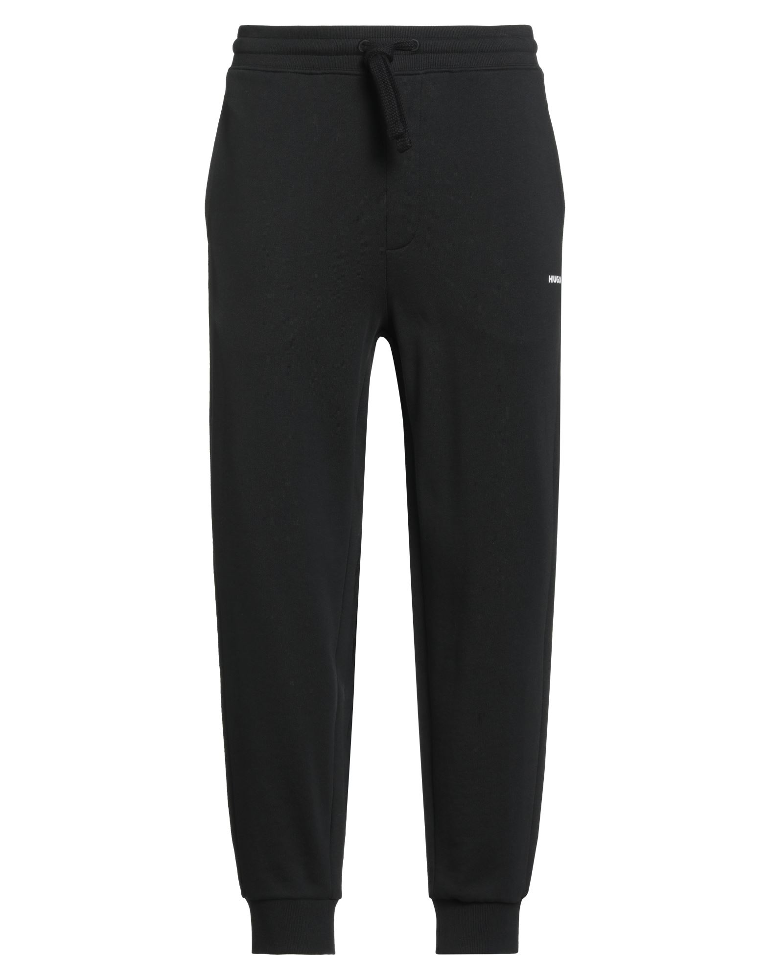 트랙 팬츠, 프렌치 테리, 솔리드 컬러, 브랜드 로고, 하이 웨이스트, 컴포트 핏, 슬릿 포켓, 세탁기로 세탁, 표백 금지, 건조기 사용불가, 운동이나 야외 활동에 적합한, 스타일과 편안함을 모두 갖춘 퍼포먼스 스포츠웨어. 이미지